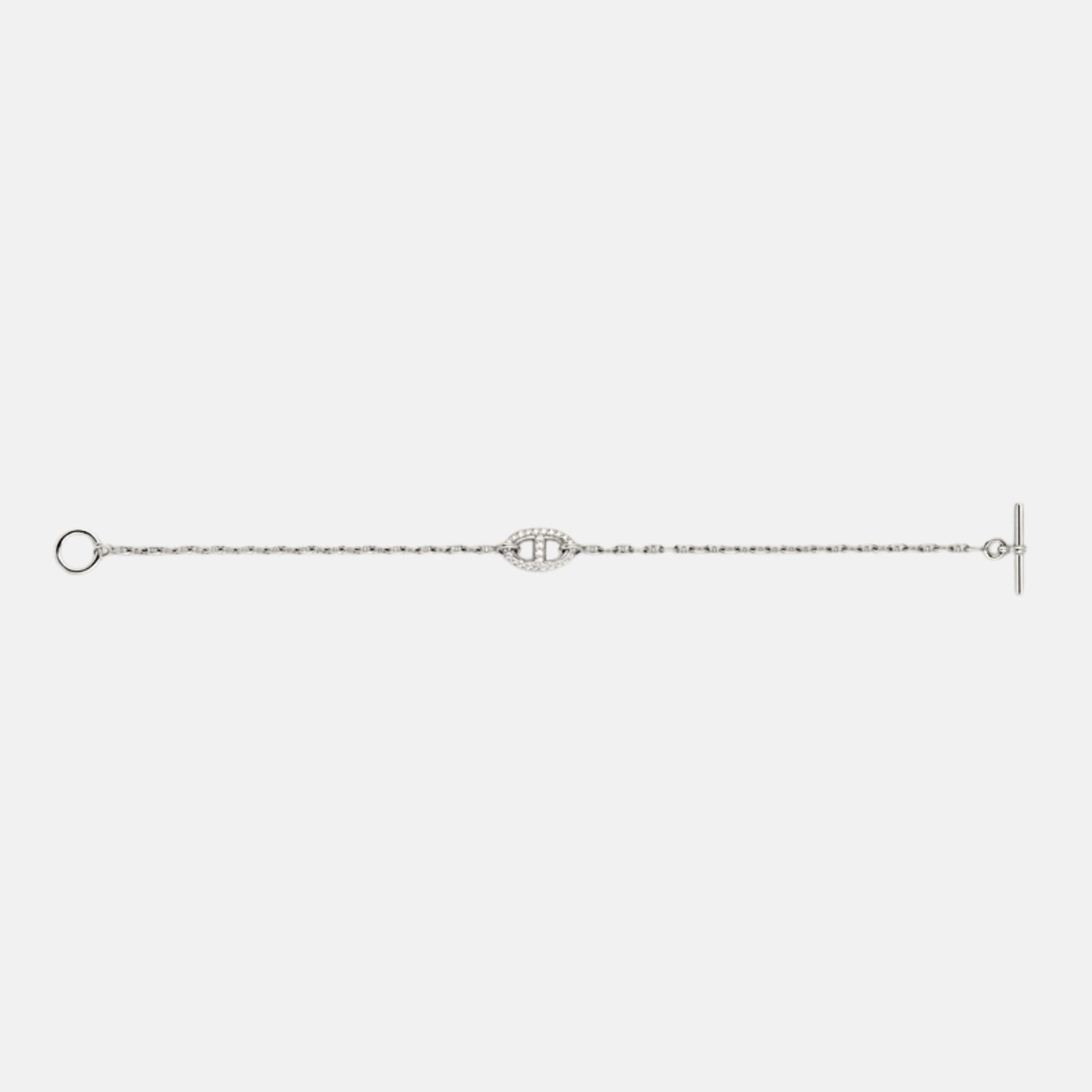 Hermes Farandole Bracelet White Gold Diamond, Unlinked