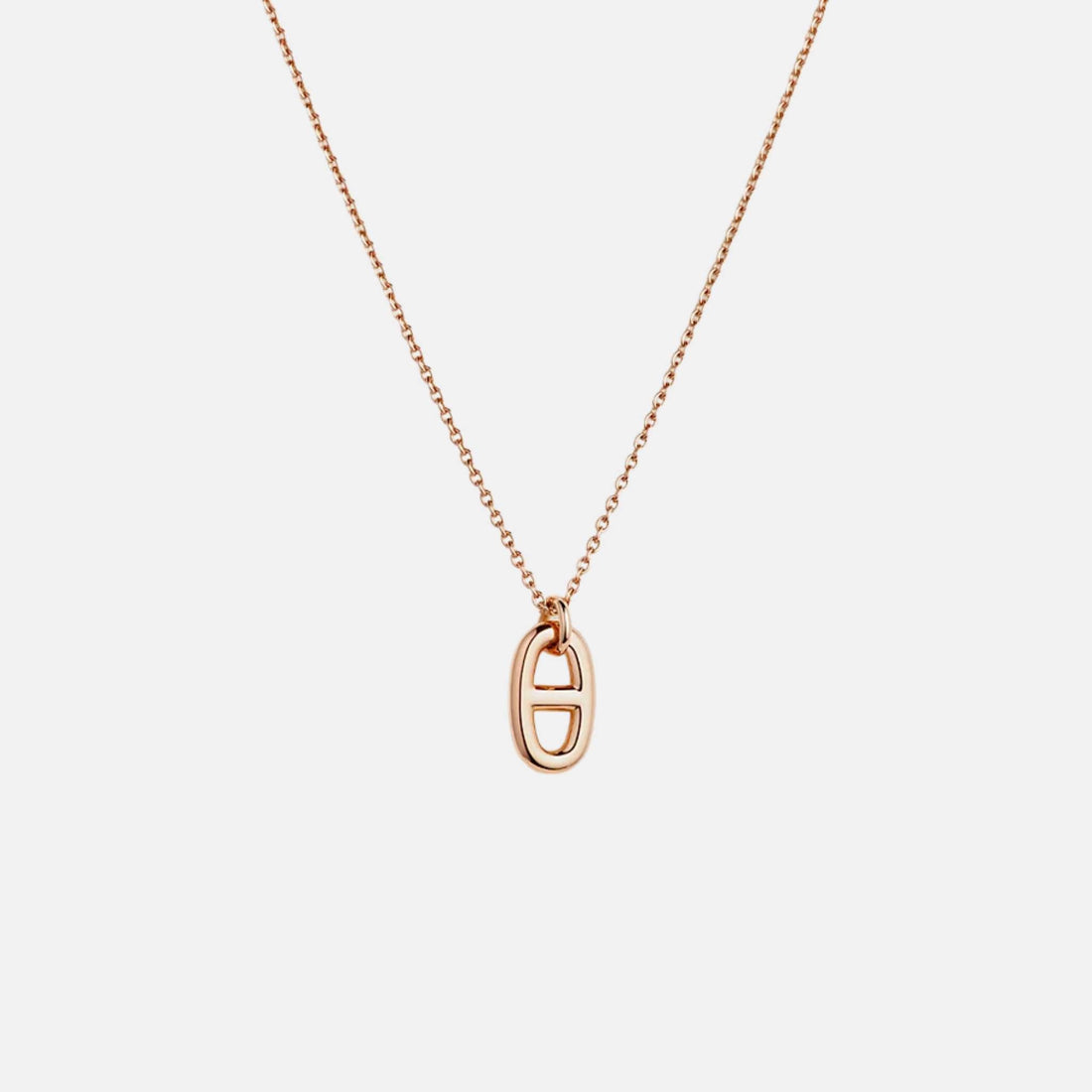 Hermes Farandole Pendant Small Model Rose Gold, Front