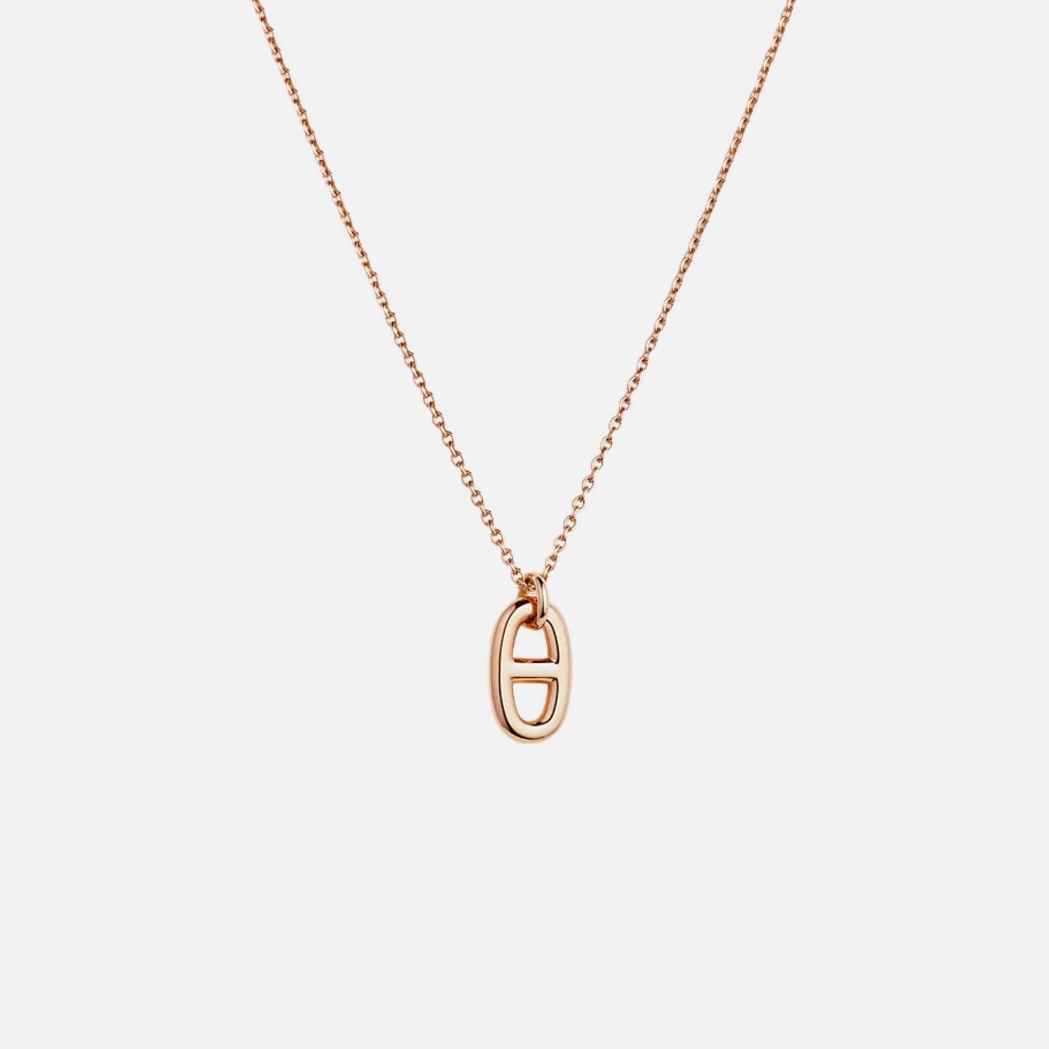 Hermes Farandole Pendant Small Model Rose Gold, Front