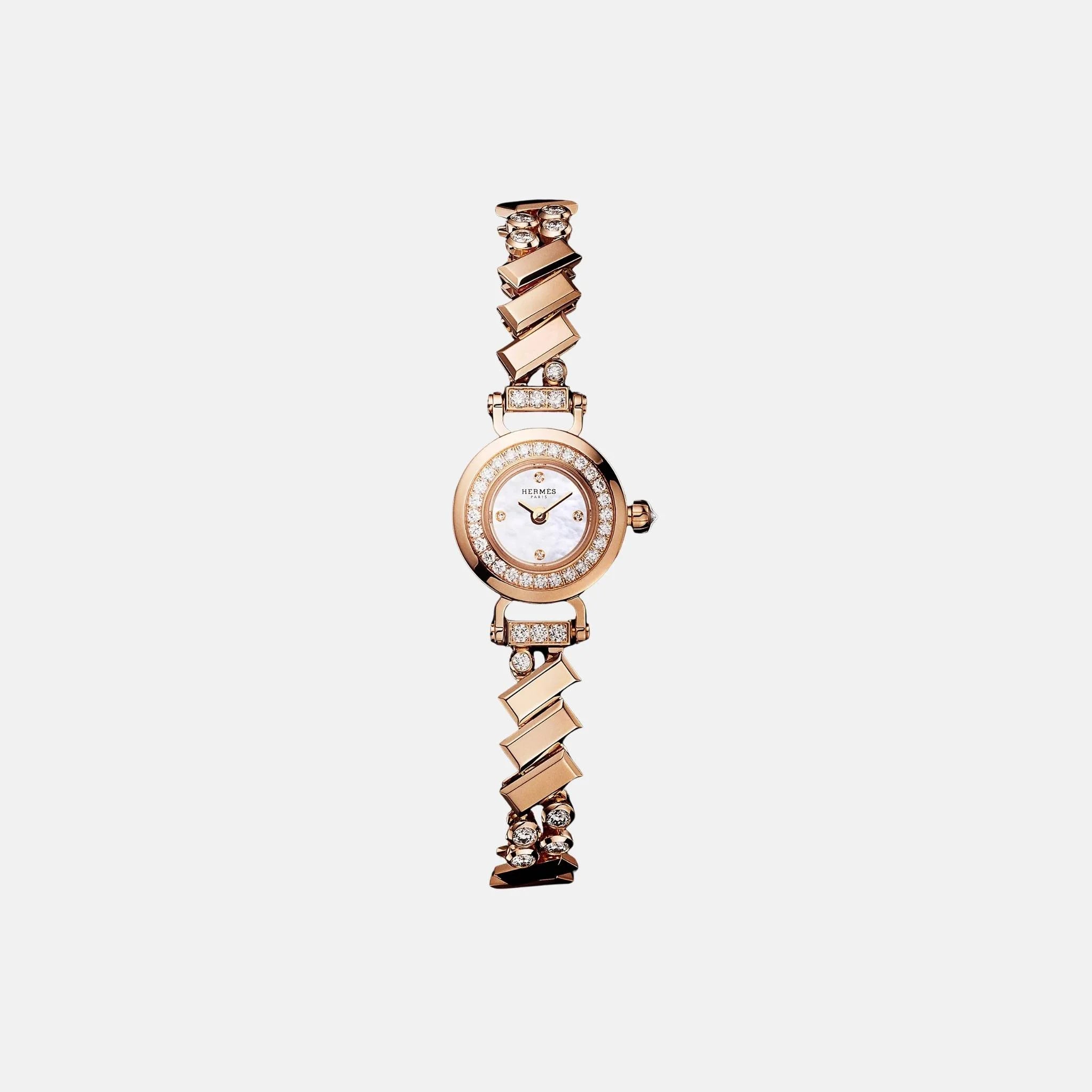 Faubourg Polka Watch Mini 15mm Rose Gold Bracelet