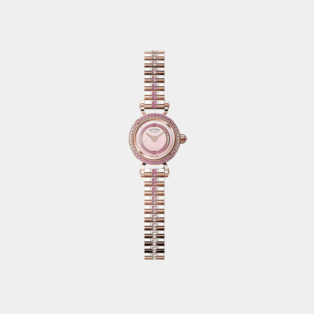 Hermes Faubourg Rose Gold 15 mm Watch