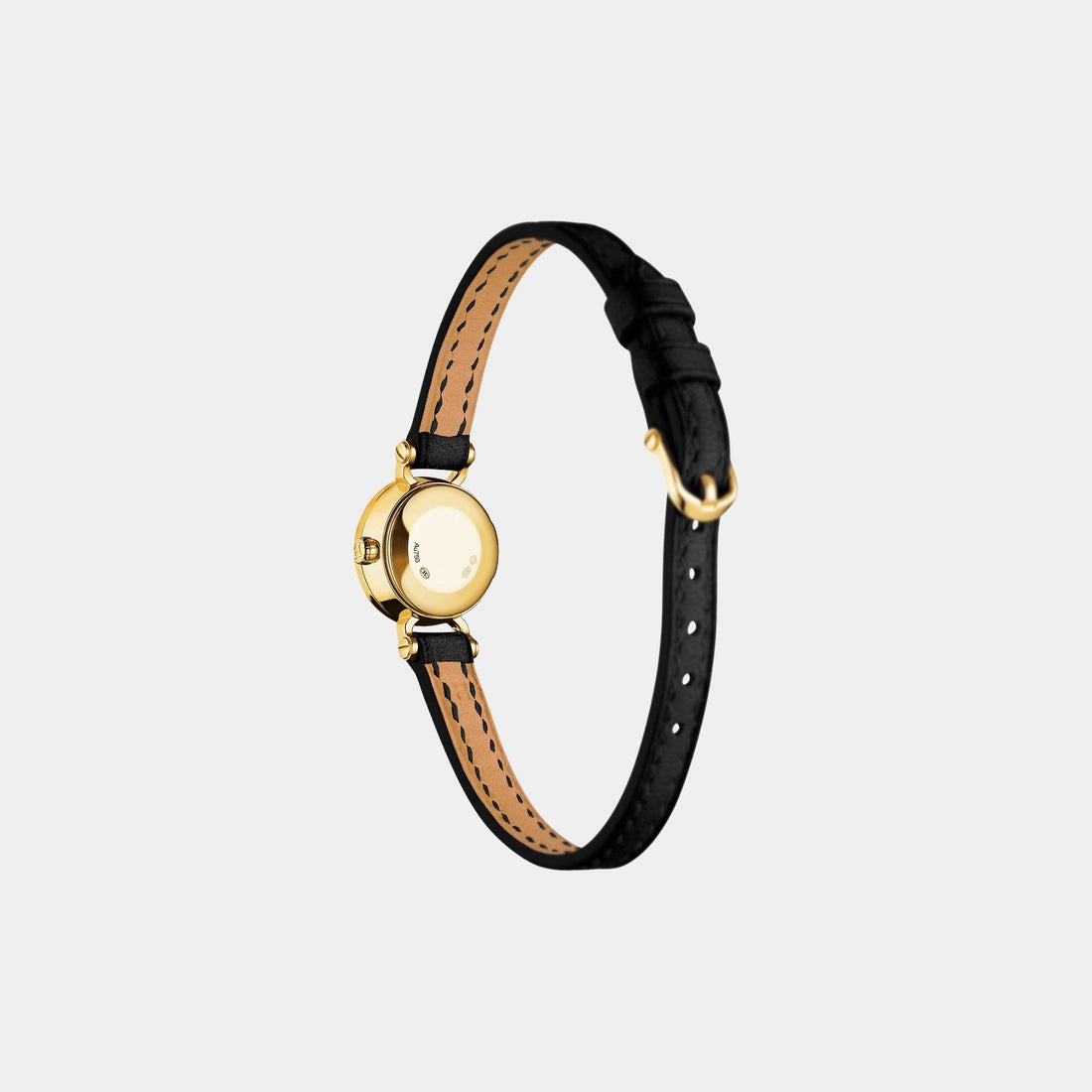 Hermes Faubourg Yellow Gold 15 mm Watch, Back