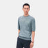 Hermes Fragments Equestres Crewneck Sweater Eucalyptus, Front, Model