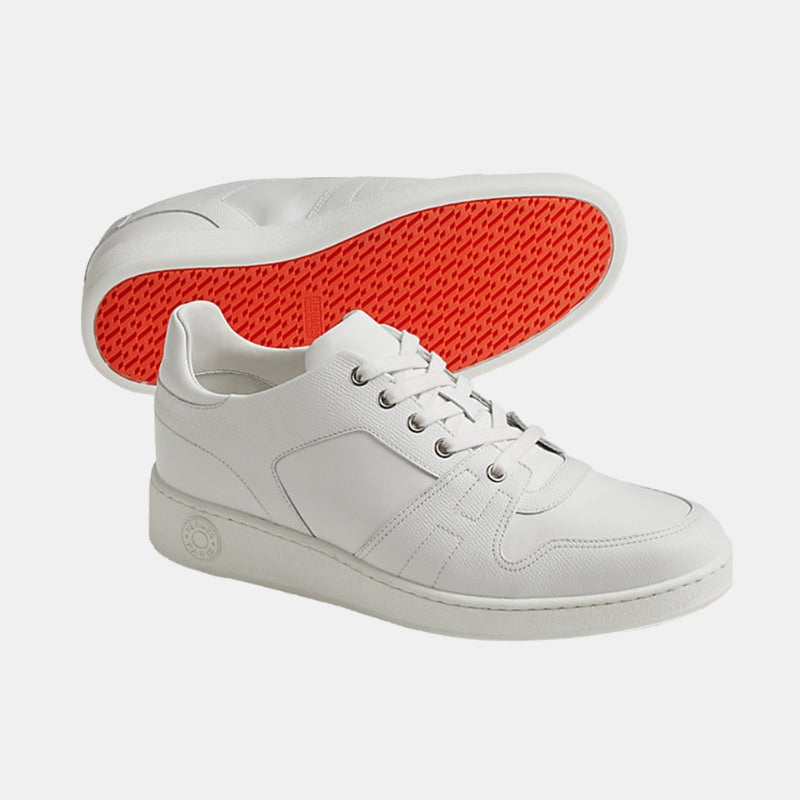 Hermes Free sneaker,side,bottom, White