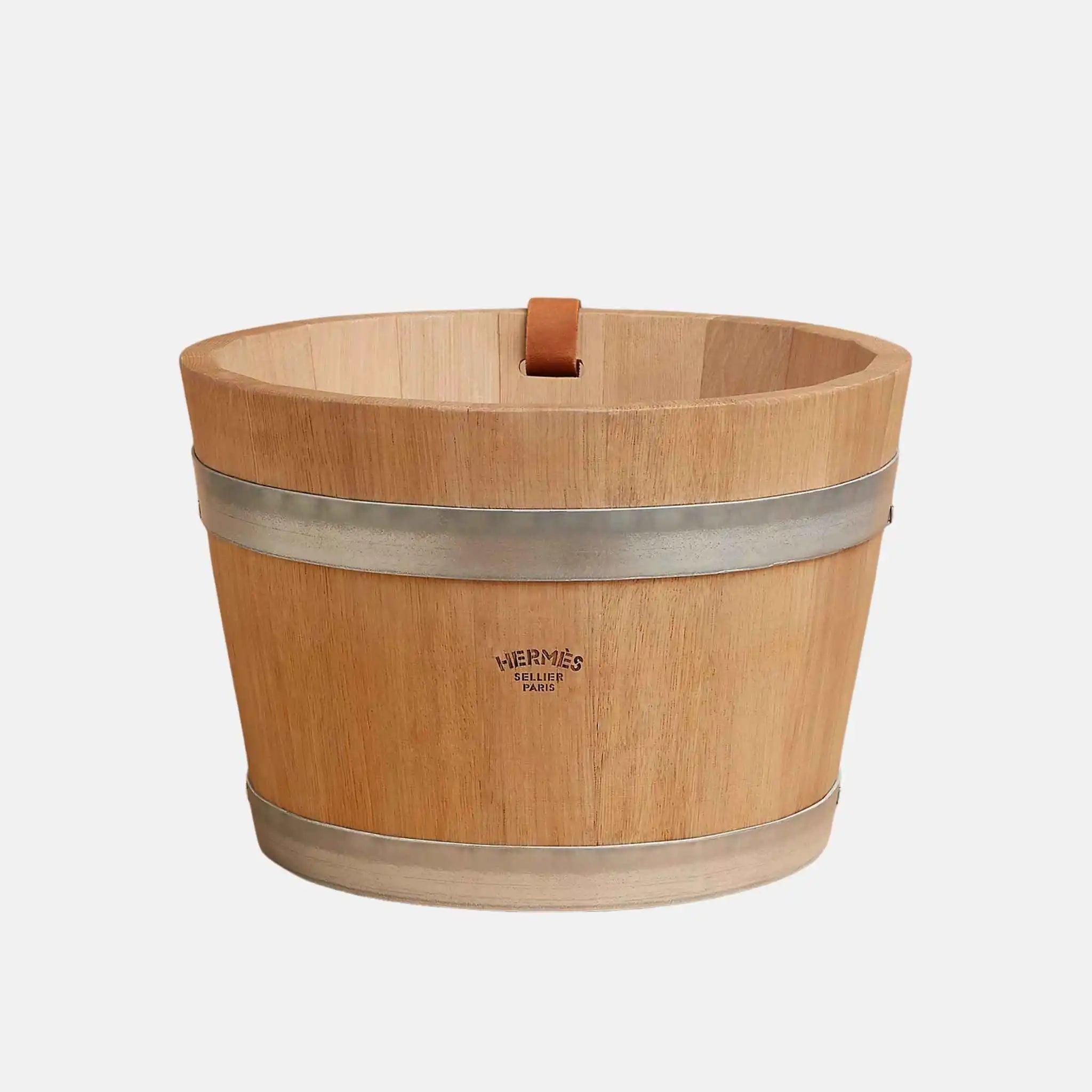 Hermes Groom Stable Bucket, Front