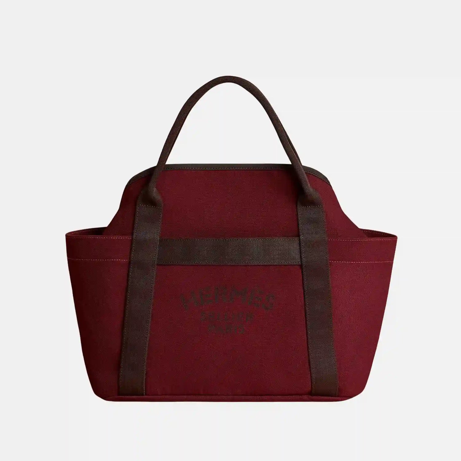 Hermes Grooming Bag, Rouge H, Front