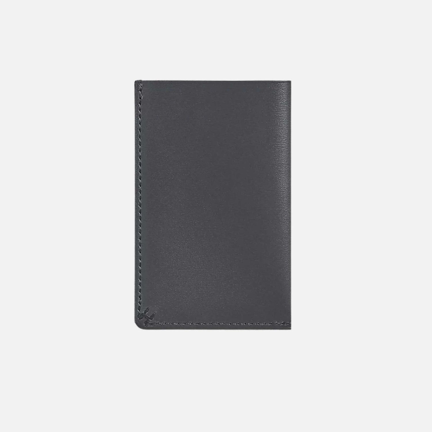 Hermes H Sellier Card Holder Box Calfskin , Graphite/Black, Front