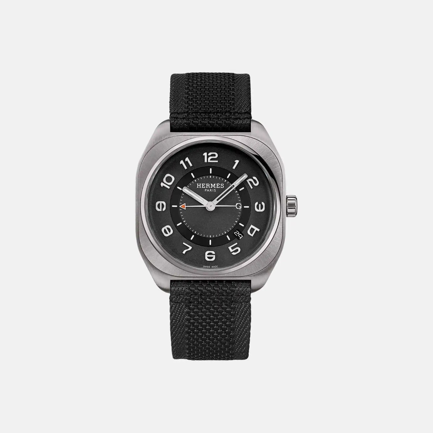 Hermes H08 Watch 42mm Titanium, Front