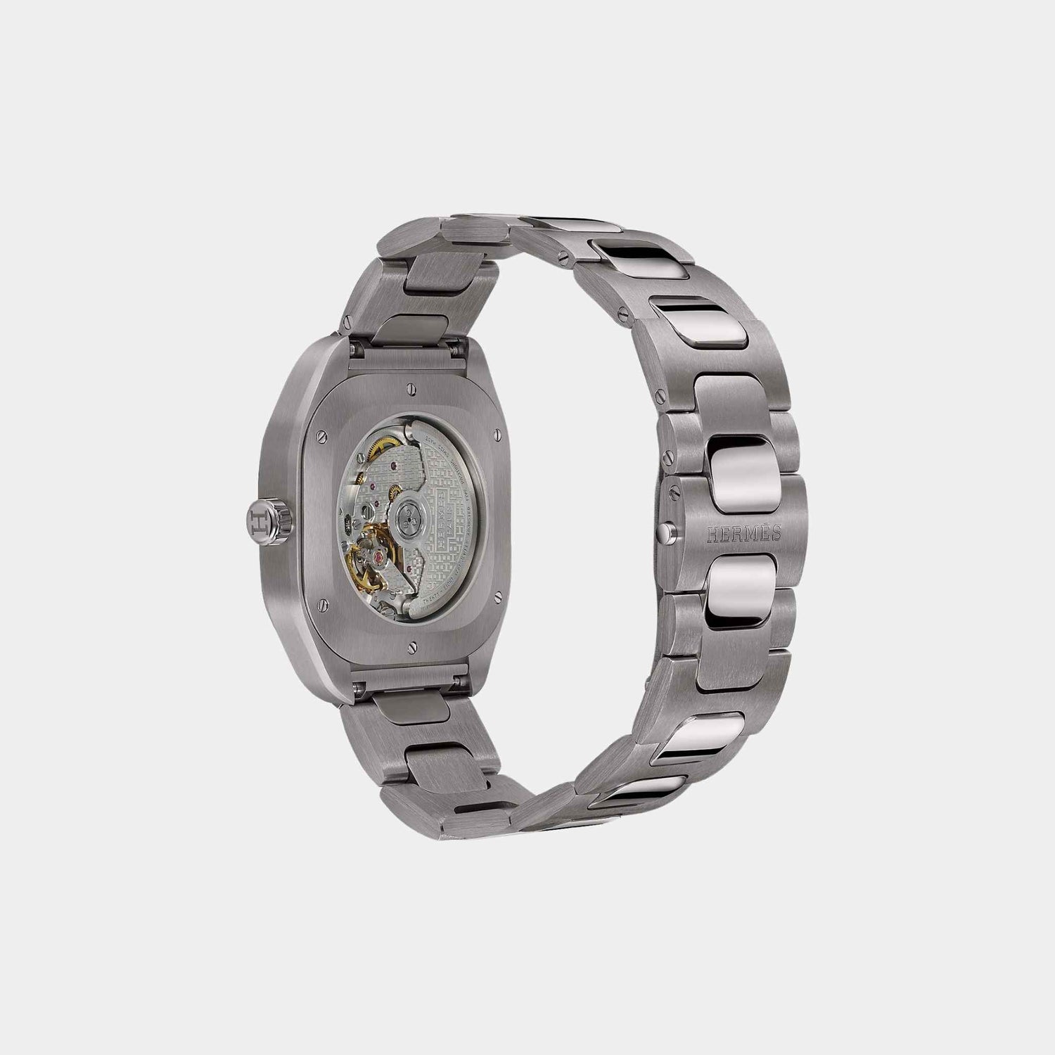 Hermes H08 Watch With Titanium Bracelet, Back