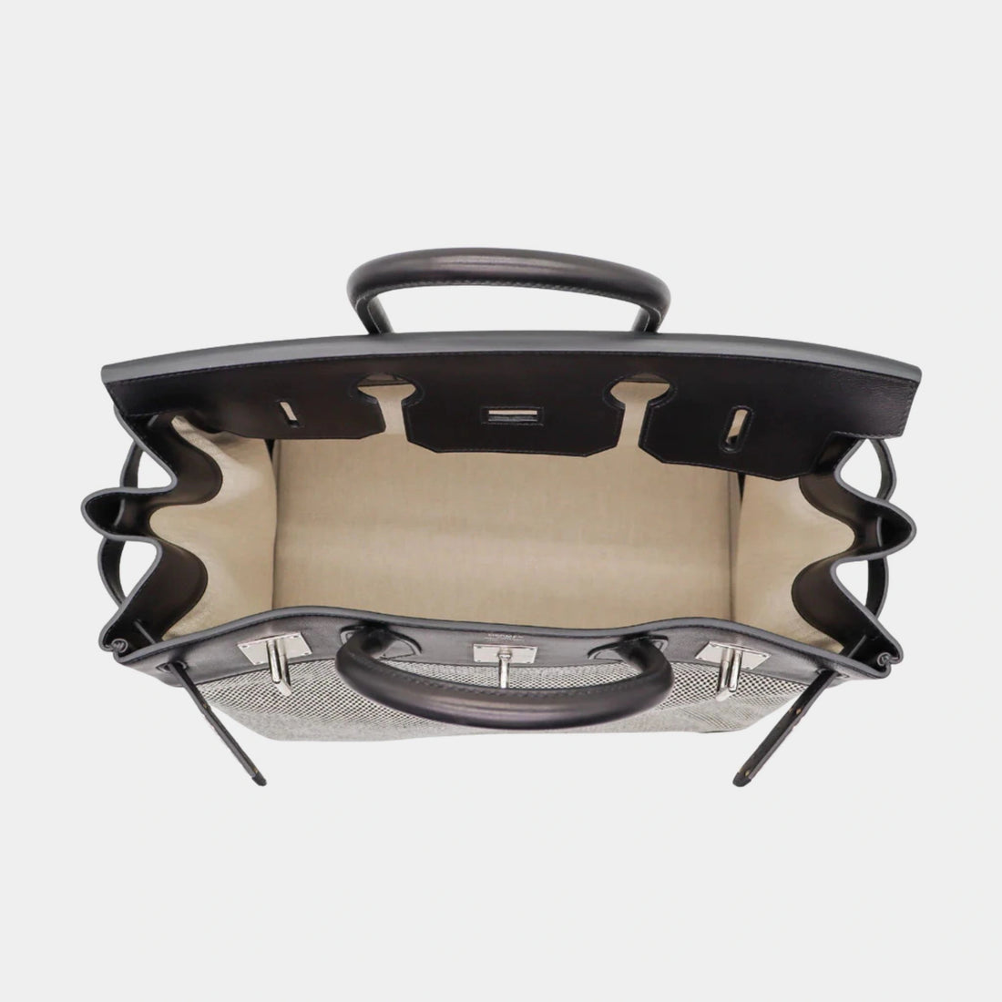 Hermes Hac 40 سويفت، توال H، كانفاس أسود PHW