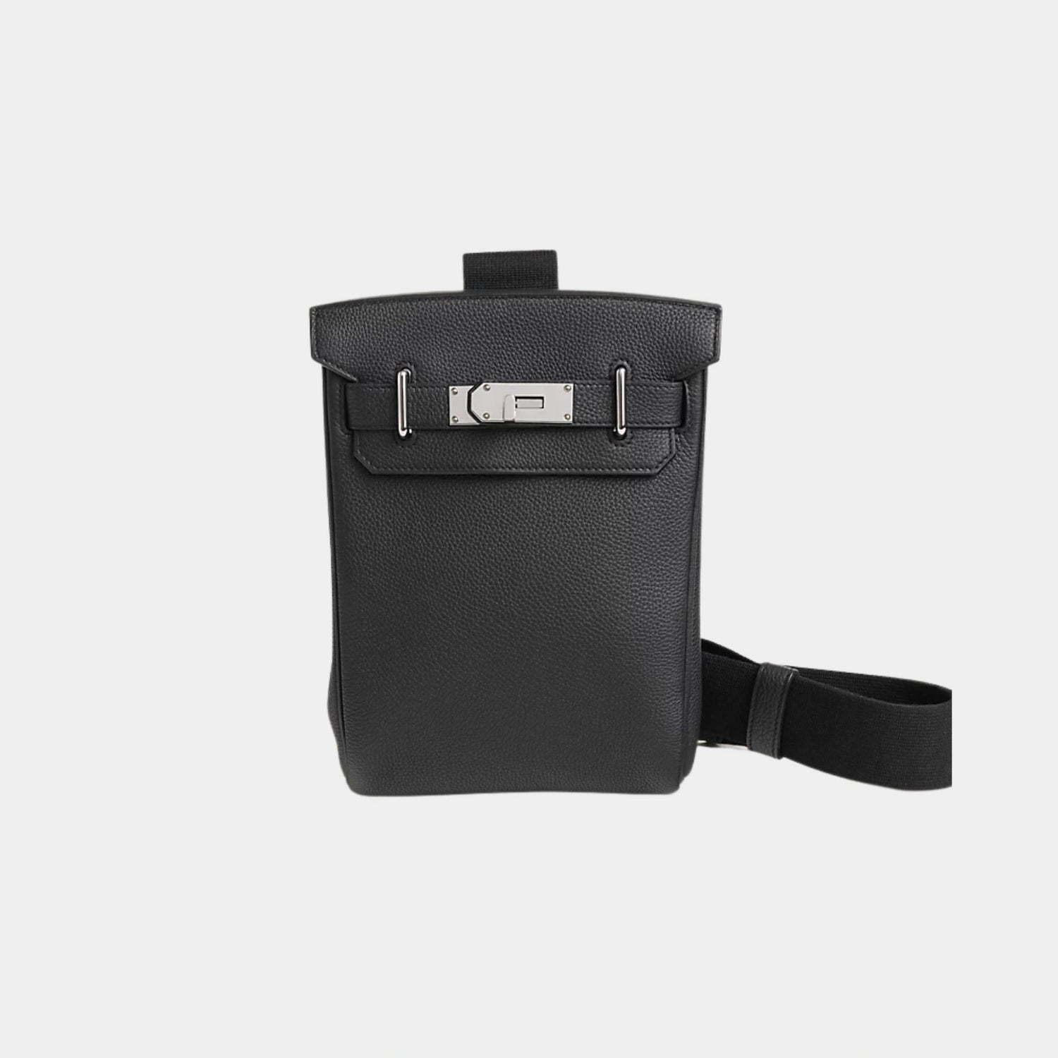 Hermes Hac a Dos PM Togo Plomb PHW, Front 