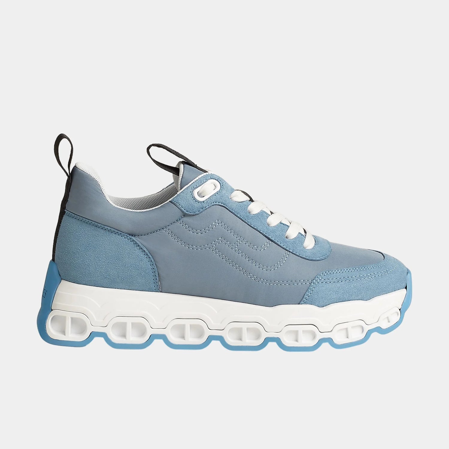 Impulse Sneakers in Parachute Fabric and Calfskin