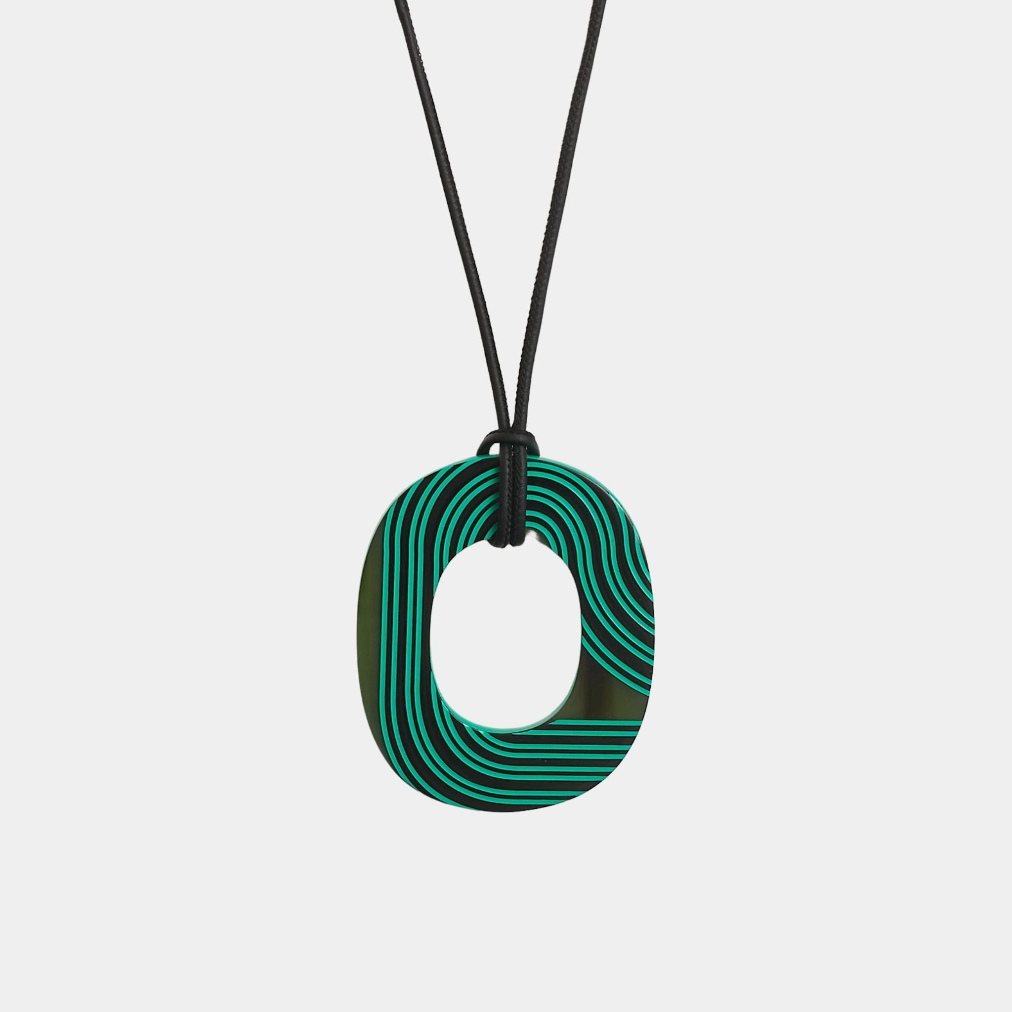 Hermes Isthme Pop Pendant Small Model, Bleu Curacao