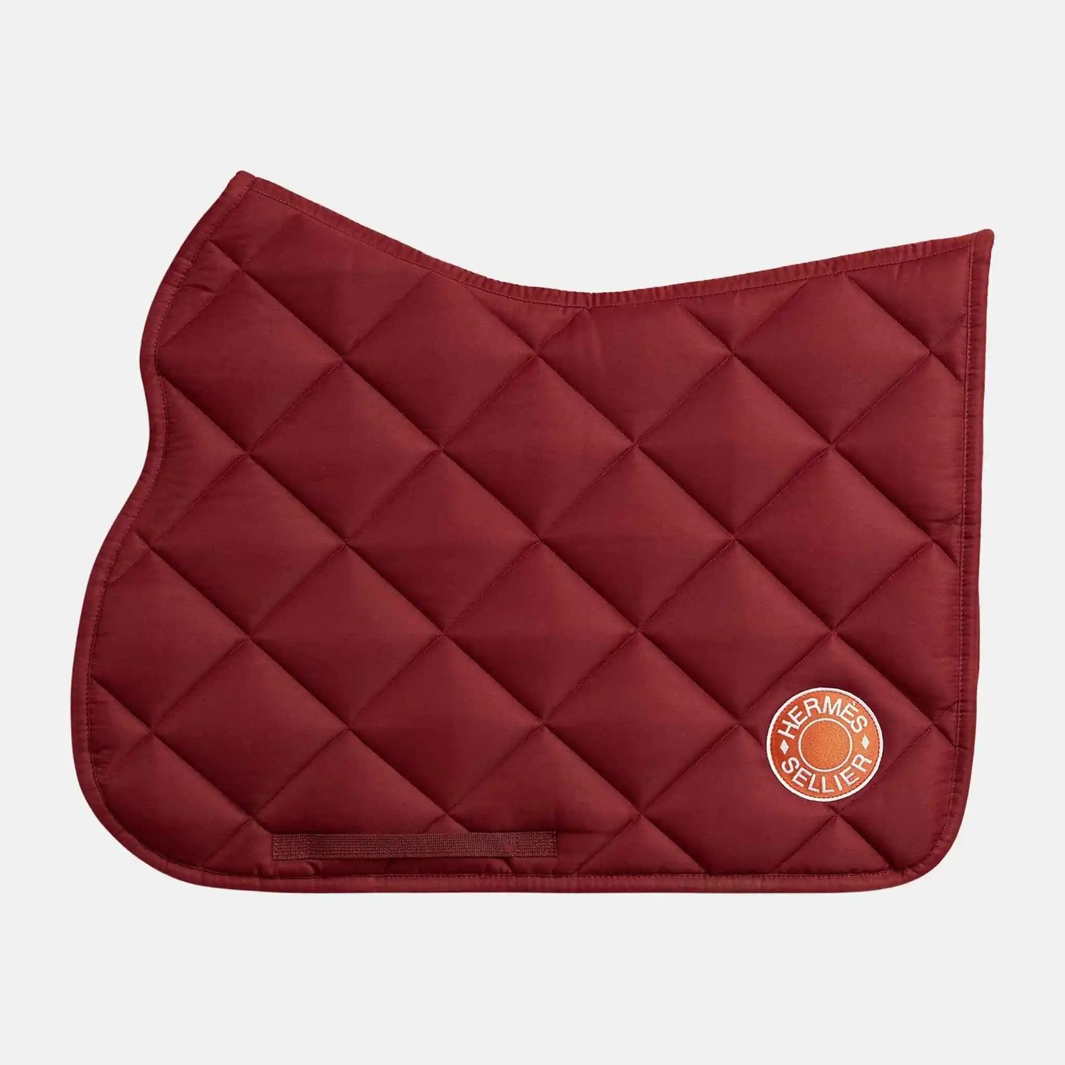 Hermes Jump Mixed Saddle Pad, Rouge H