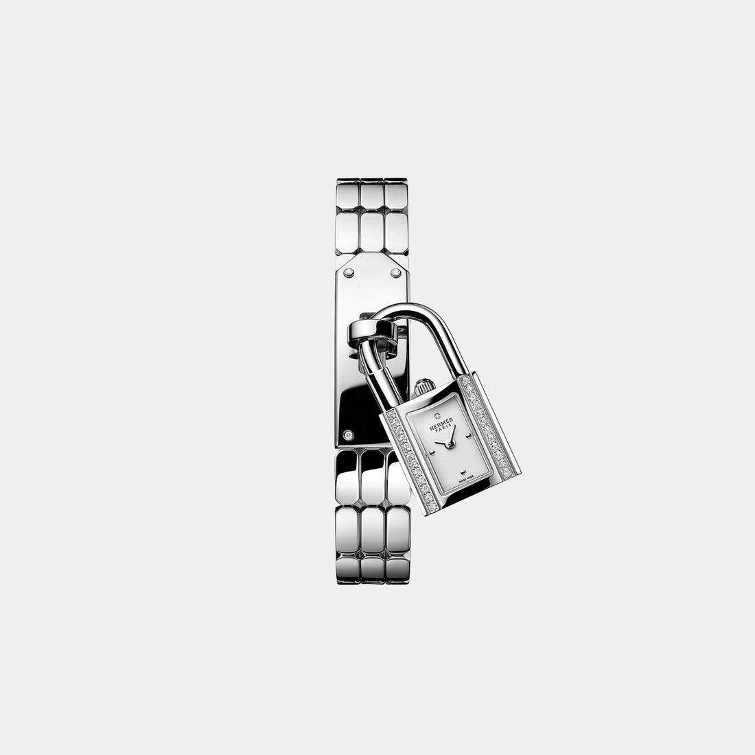 Hermes Kelly 16 mm Set-In Steel Watch