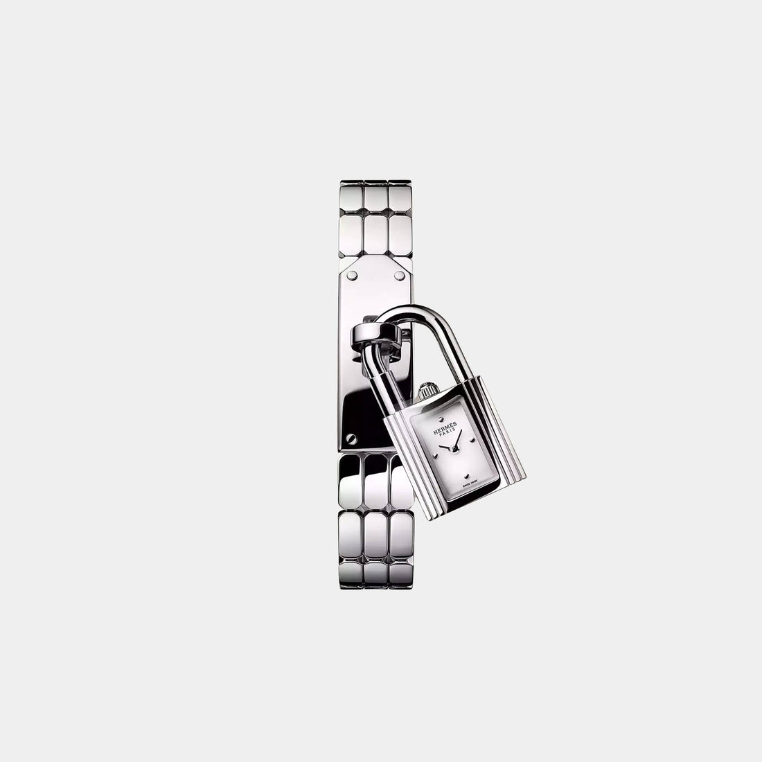 Hermes Kelly 16 mm Watch With Steel Bracelet And Plate