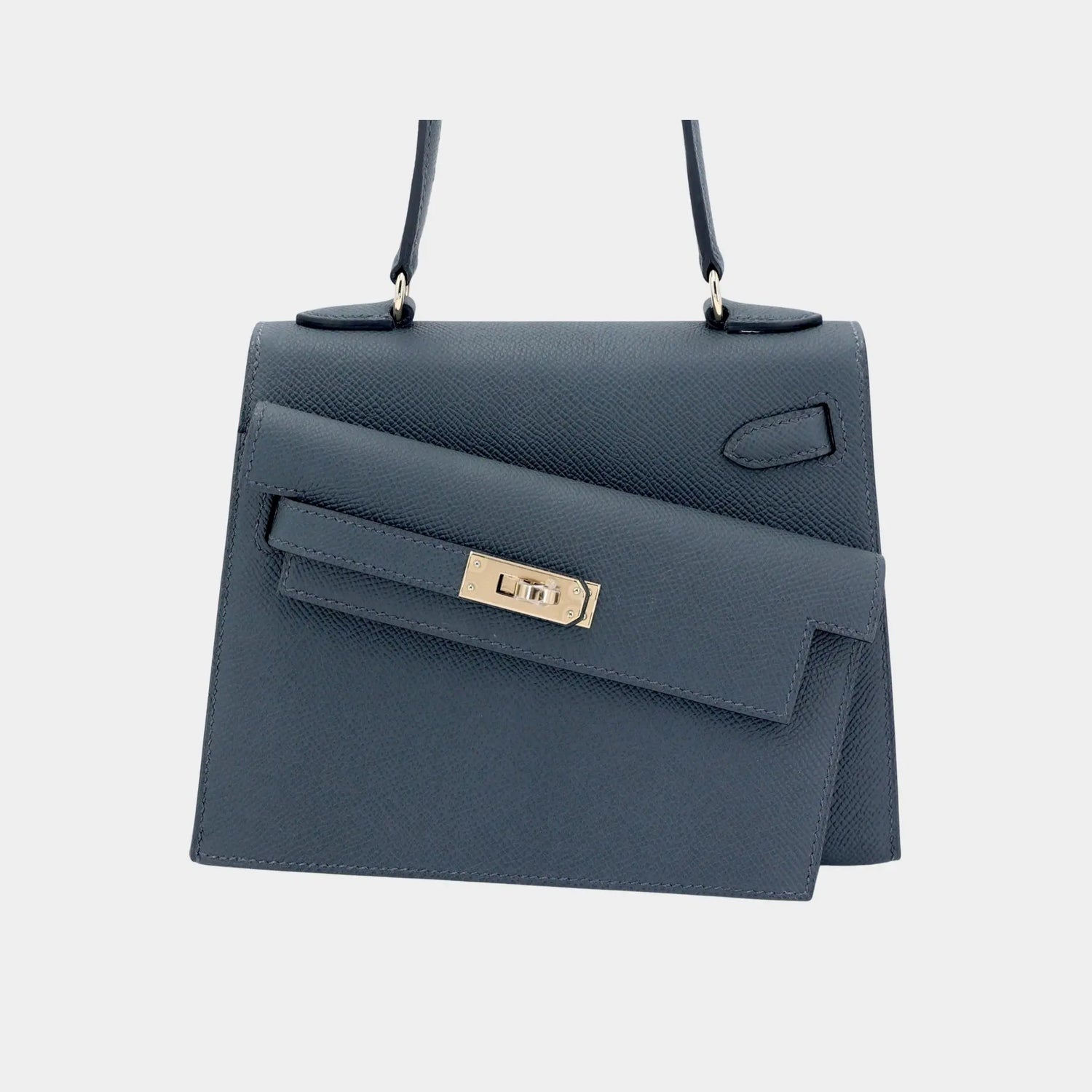 Kelly 20 en Desordre Epsom Gris Misty PBHW, Back