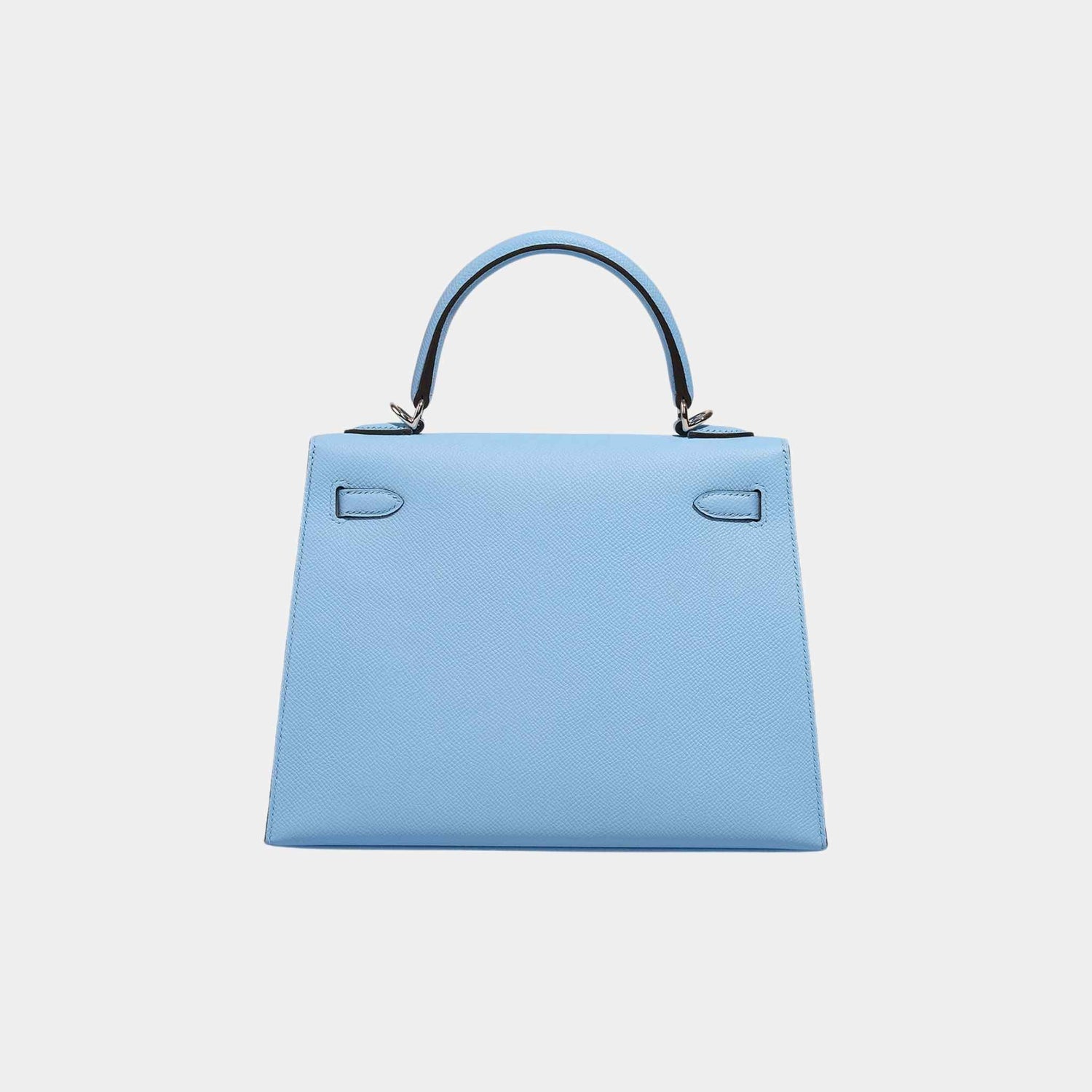 Hermes Kelly 25 Epsom Bleu Celeste PHW, Back