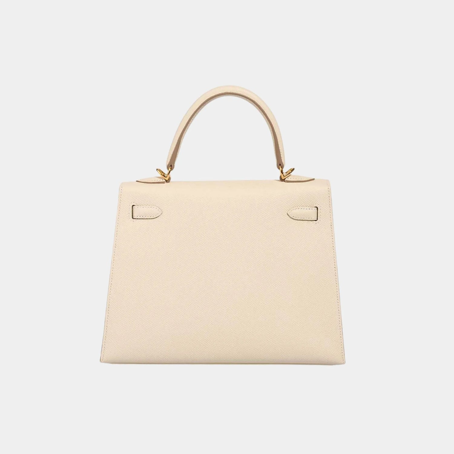Hermes Kelly 25 Epsom Craie GHW, Back