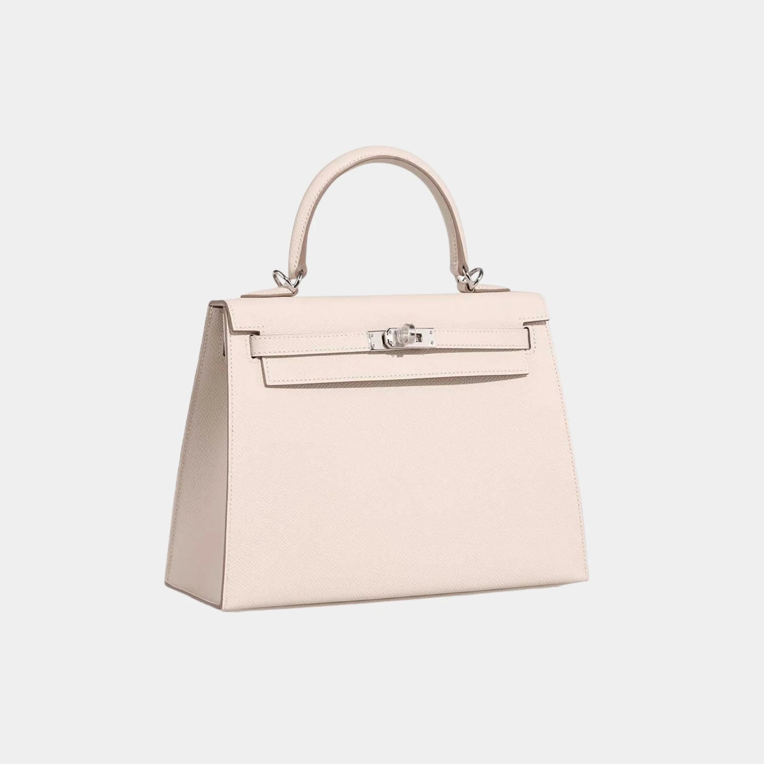 Hermes Kelly 25 Epsom Craie PHW, Side