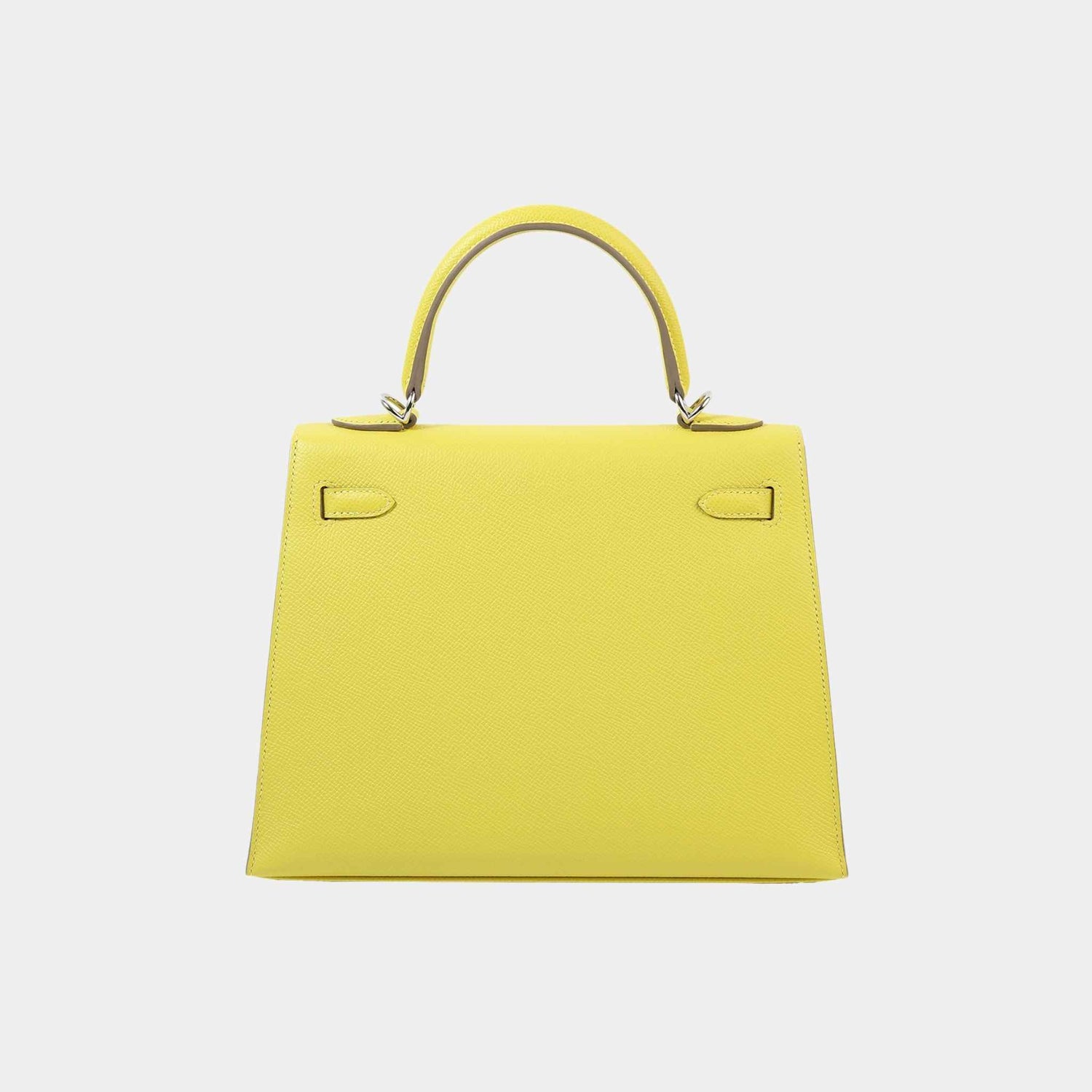 Hermes Kelly 25 Epsom Lime PHW, Back