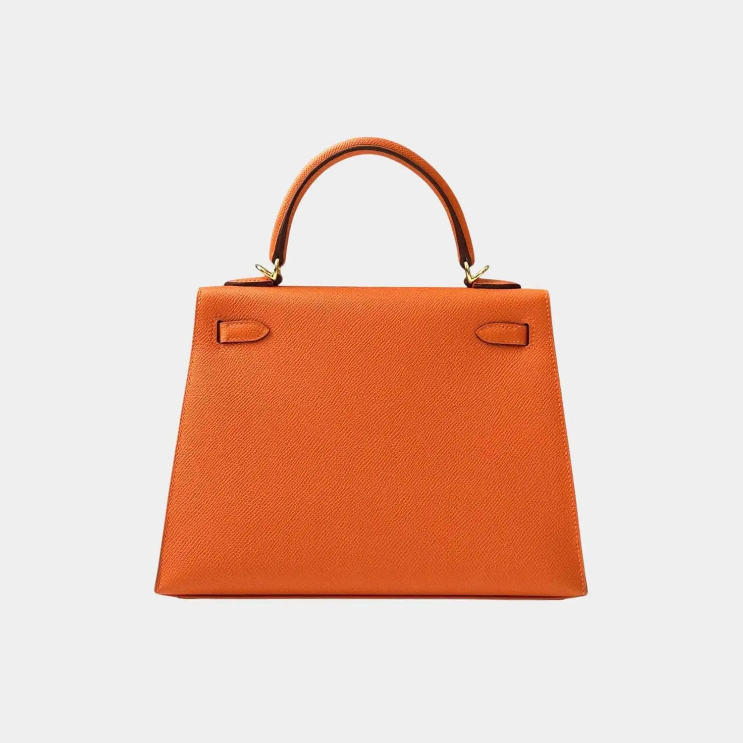 Hermes Kelly 25 Epsom Orange H GHW, Back