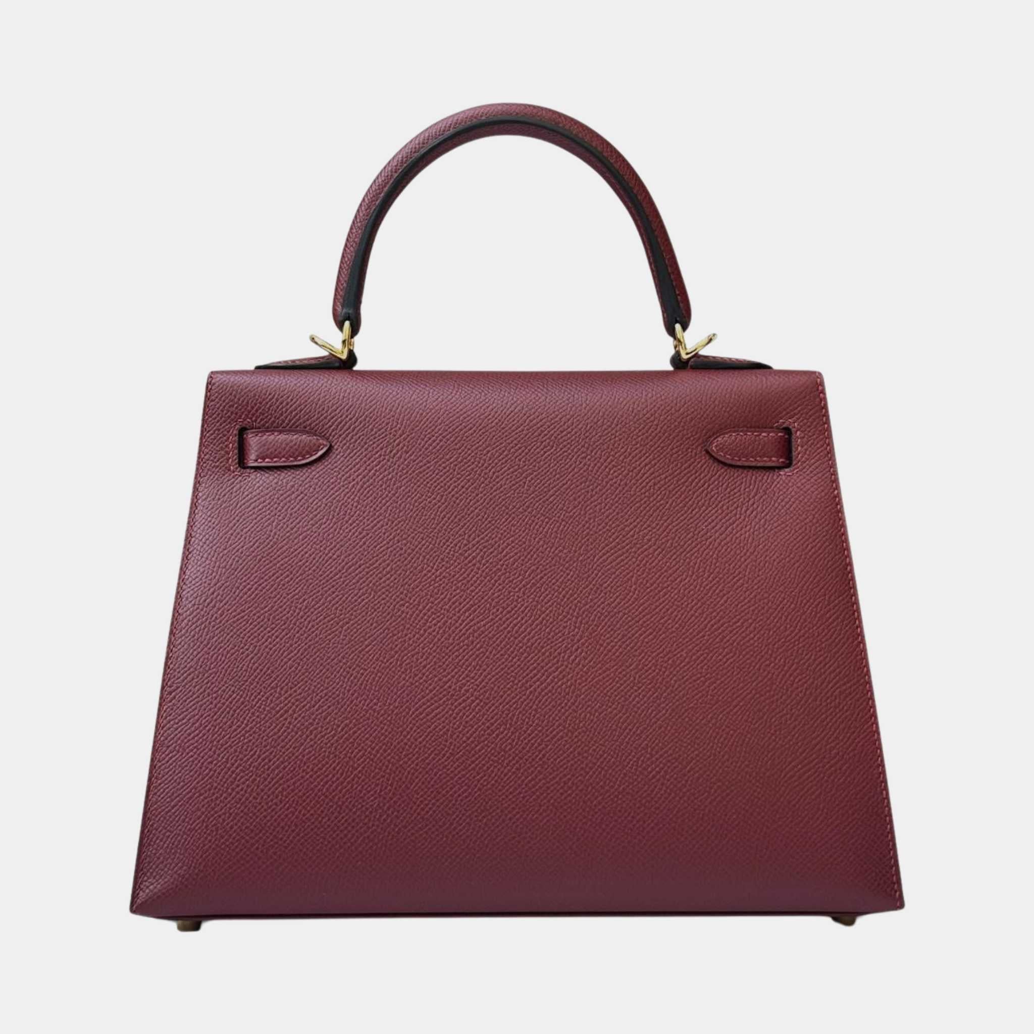 Hermes Kelly 25 Espom Rouge H, Back