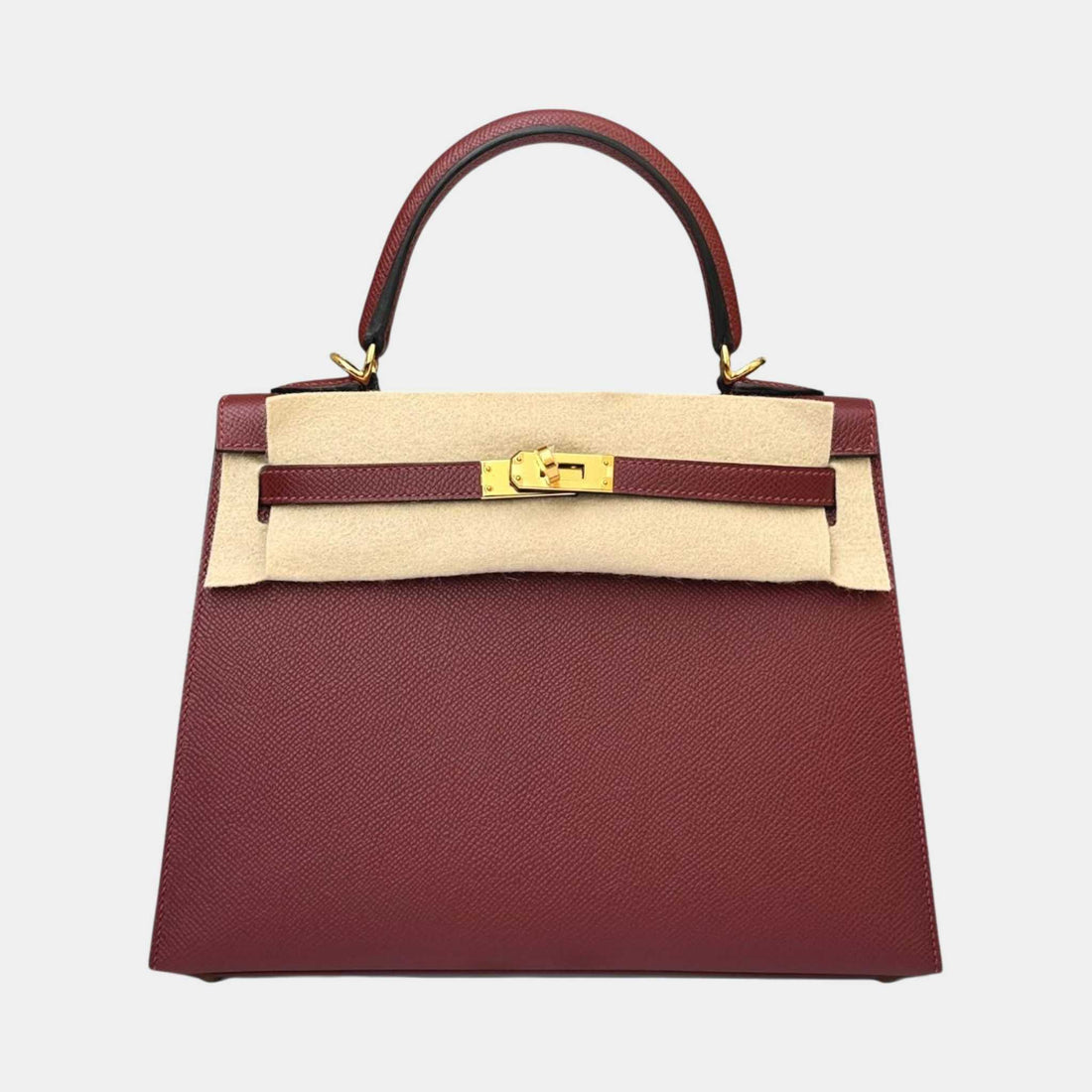 Hermes Kelly 25 Espom Rouge H, Front