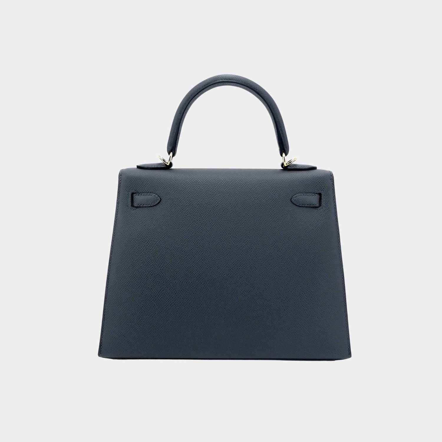 Hermes Kelly 25 Epsom Sellier Gris Misty PBHW, Back