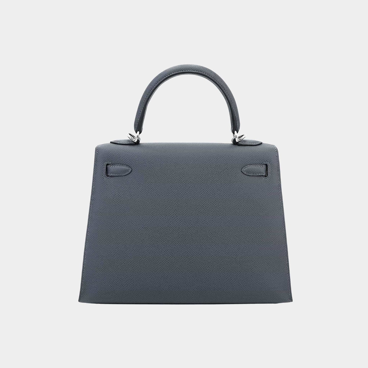 Hermes Kelly 25 Epsom Sellier Gris Misty PHW, Back