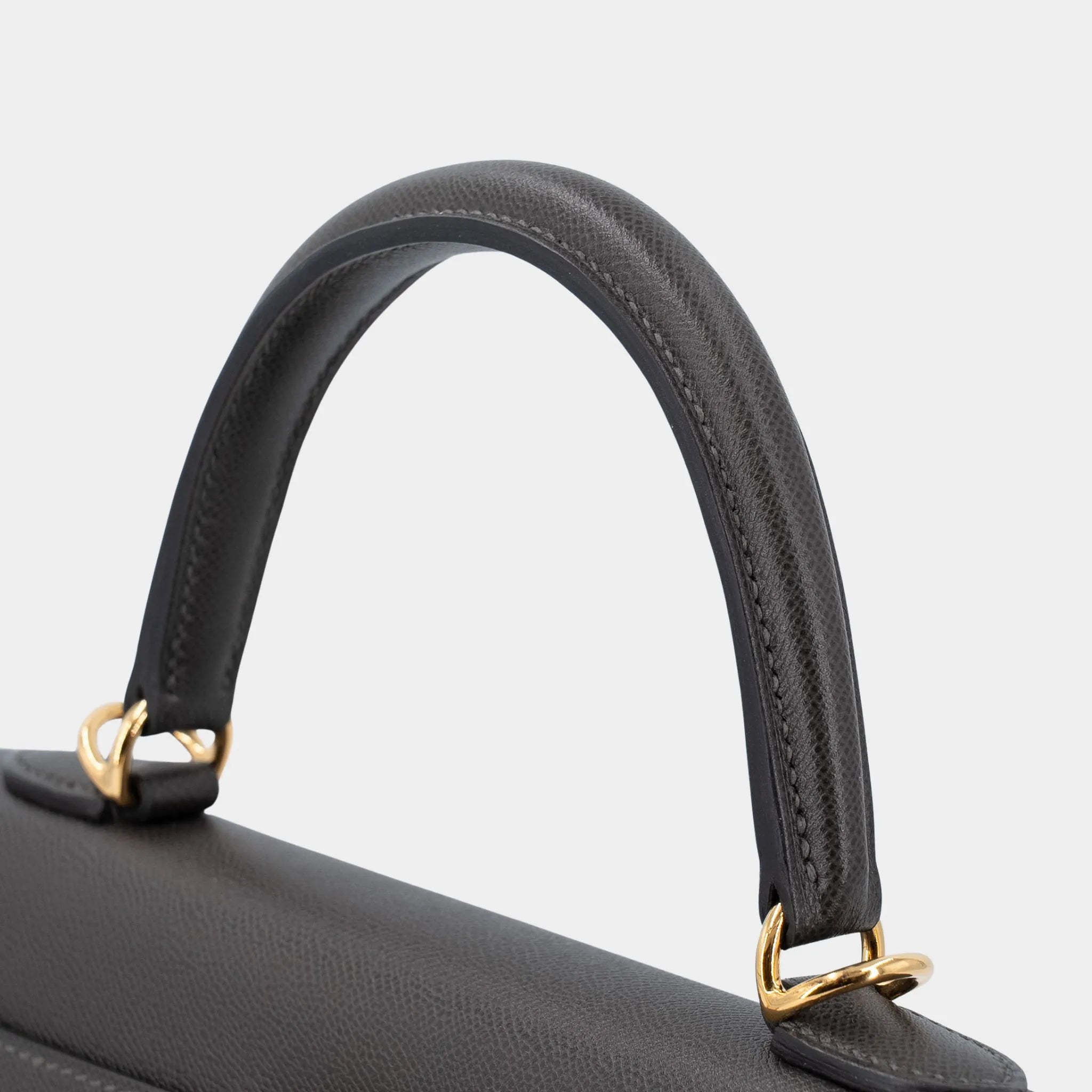  Hermes Kelly 25 Madame Graphite GHW, Handle