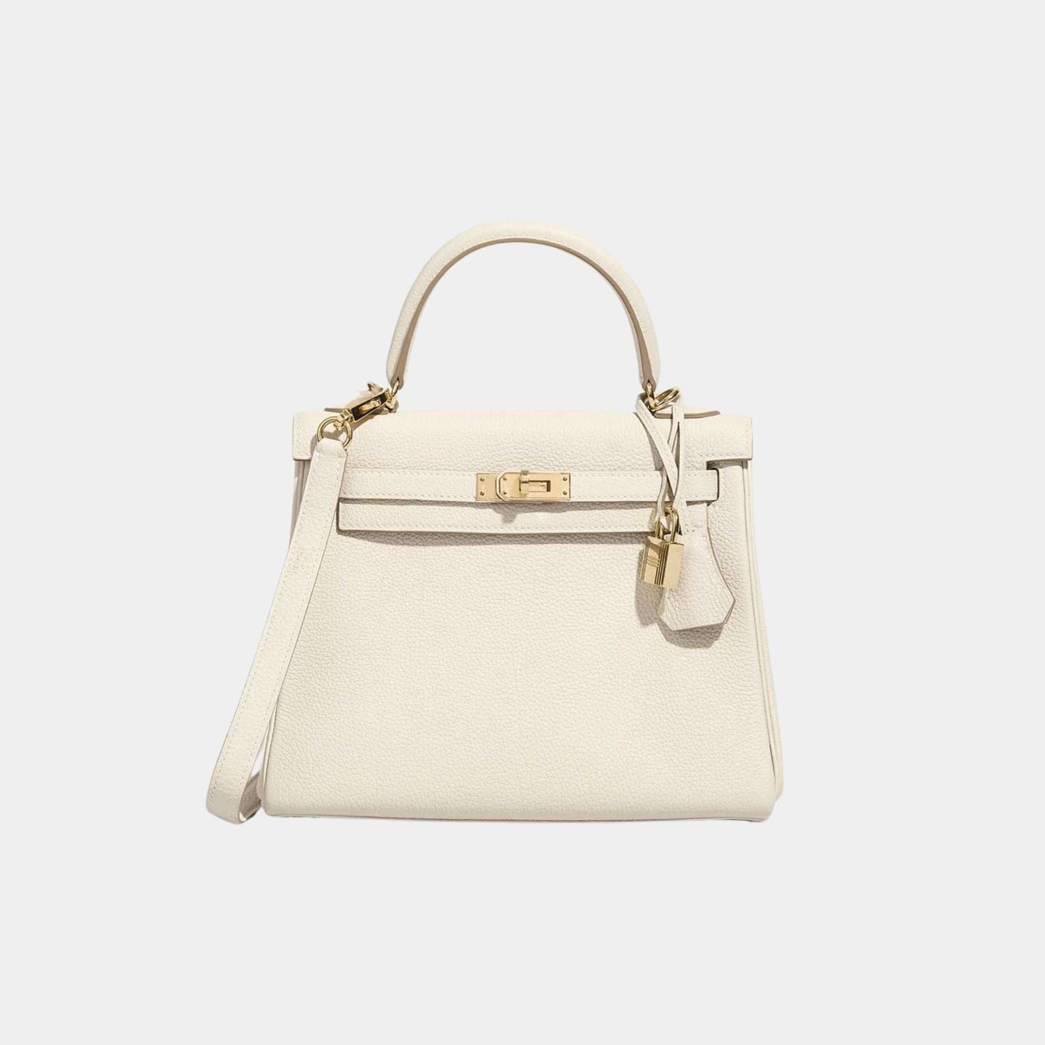 Hermes Kelly 25 Togo Beton GHW, Front