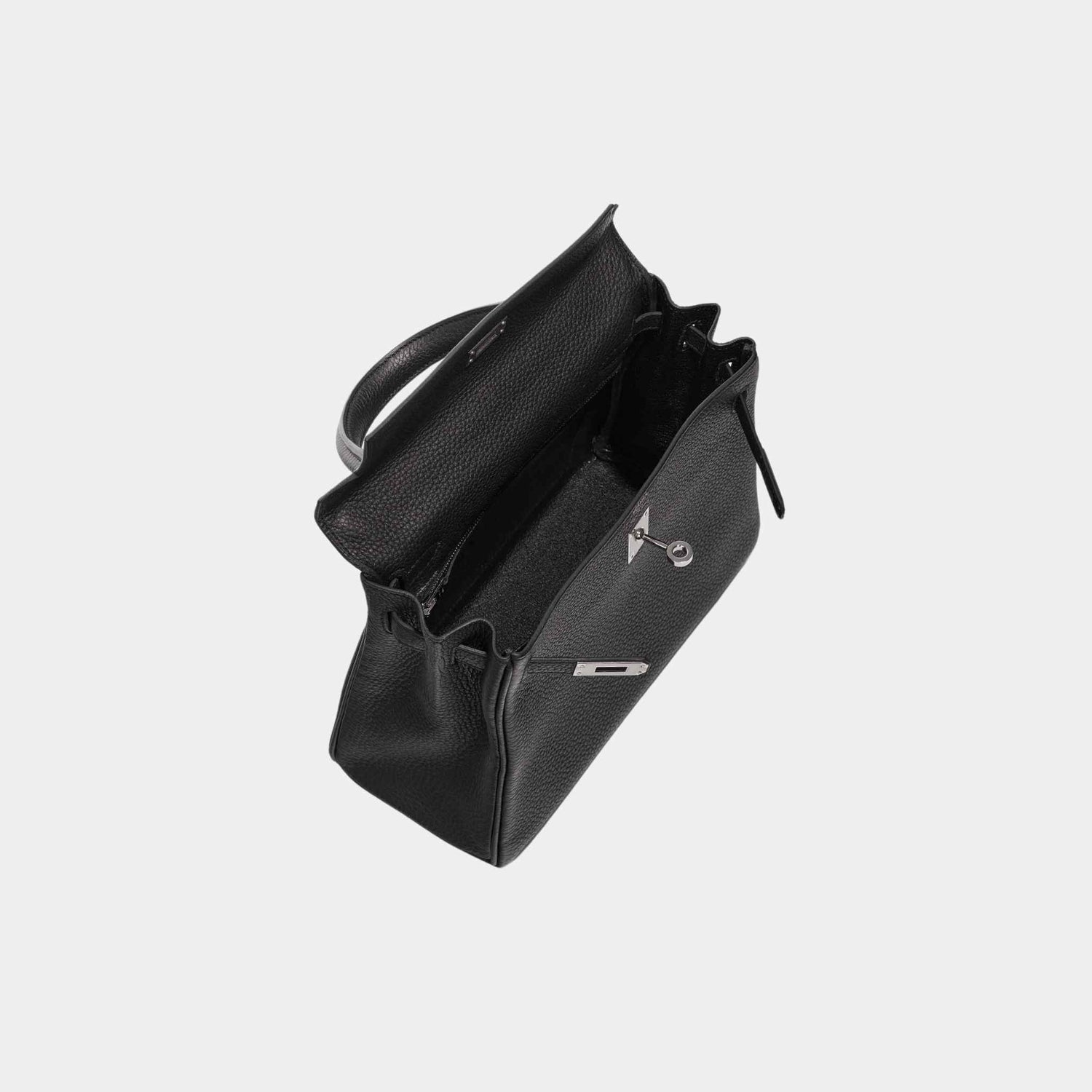 Hermes Kelly 25 Togo Black PHW, Top