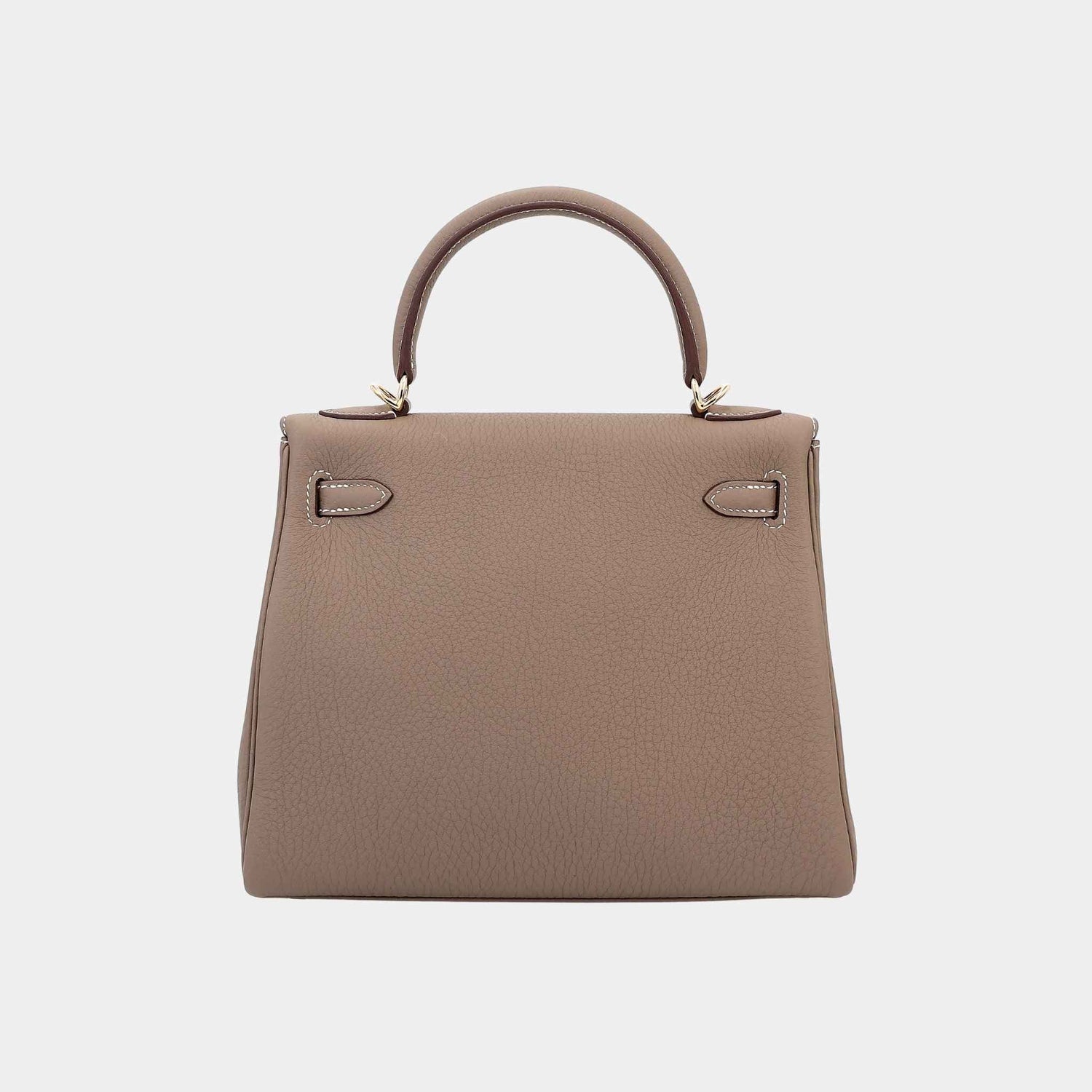 Hermes Kelly 25 Togo Etoupe GHW, Back