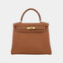 Hermes Kelly 25 Togo Gold GHW, Front