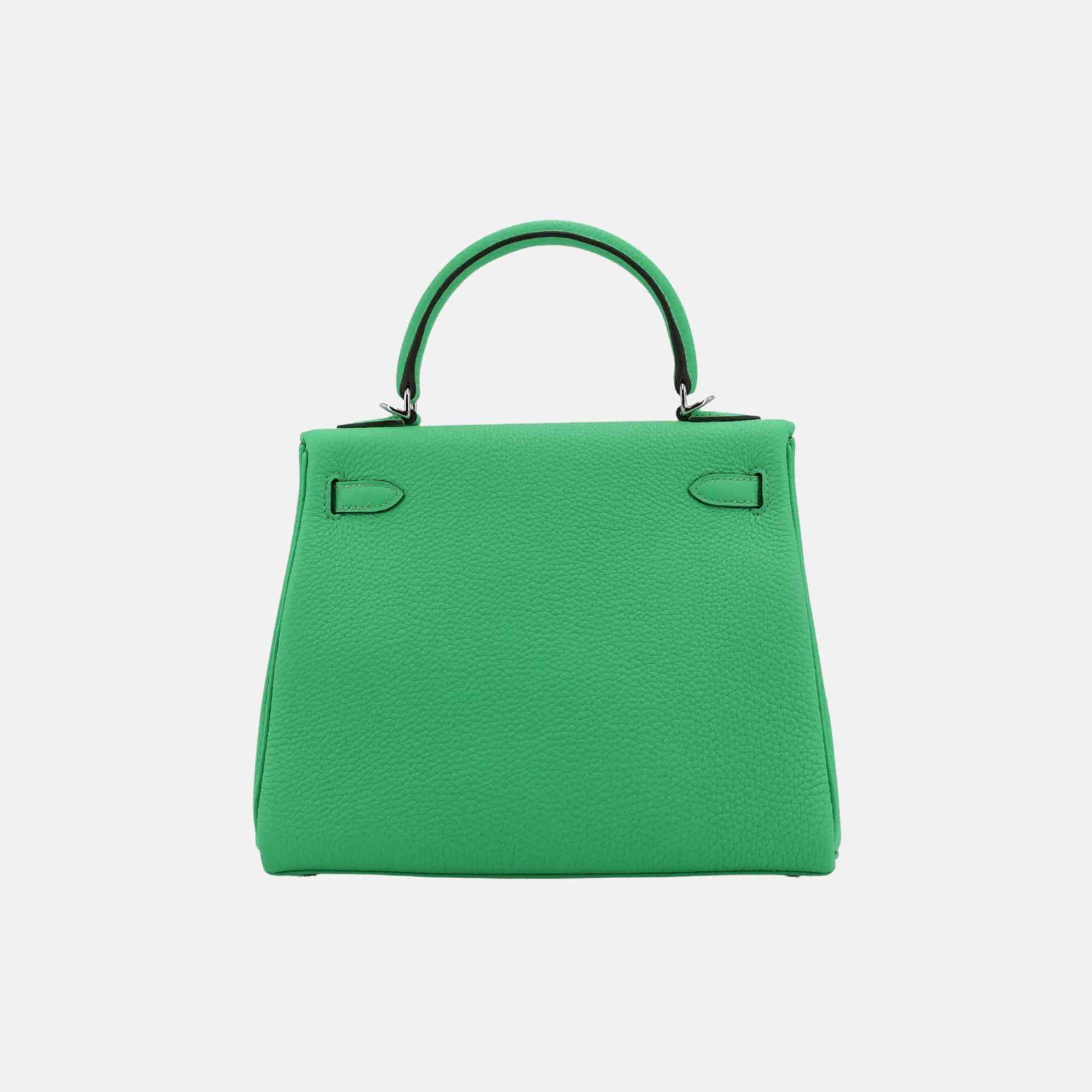 Hermes Kelly 25 Togo Vert Comics PHW, Back