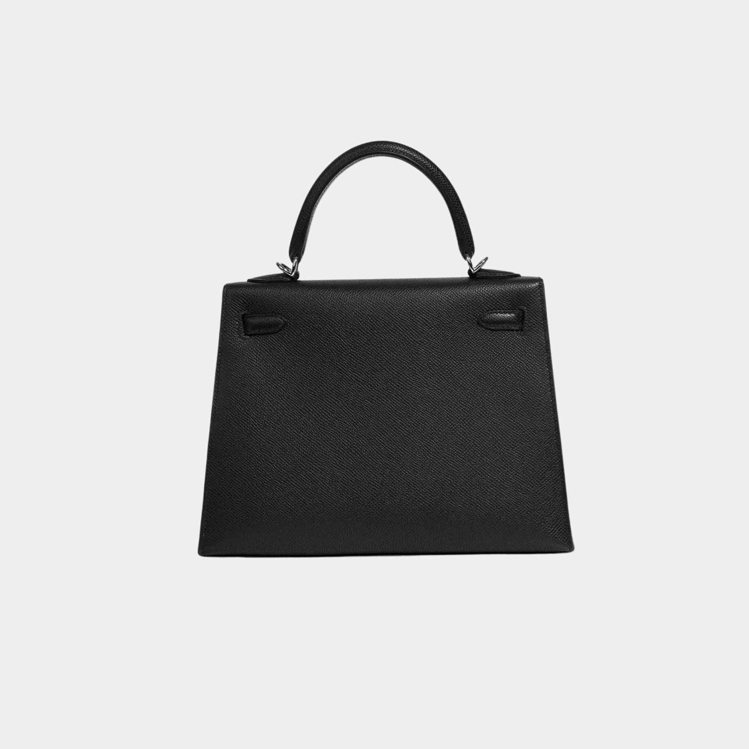 Hermes Kelly 28 Epsom Black PHW, Back