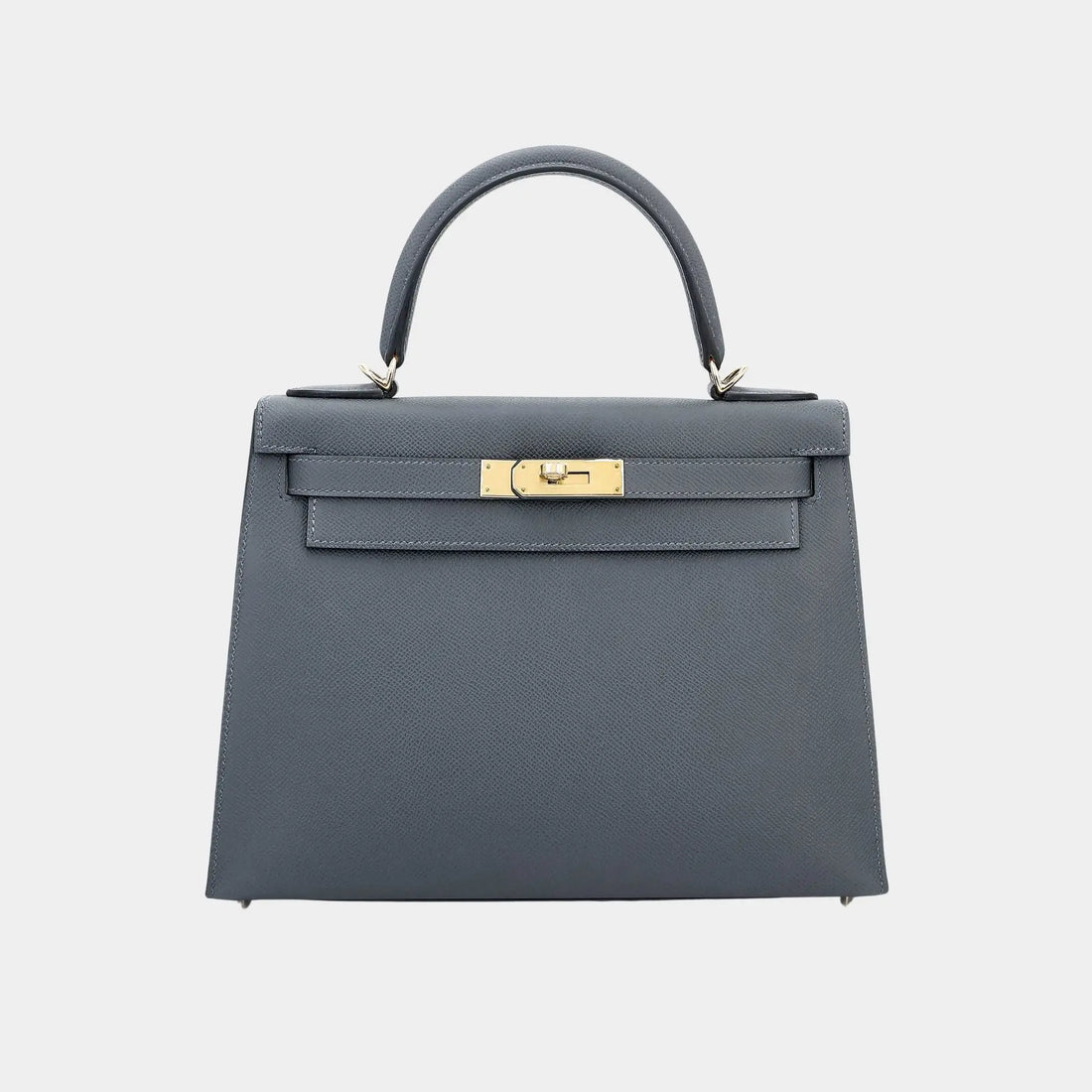 Kelly 28 Epsom Gris Misty PBHW, Front