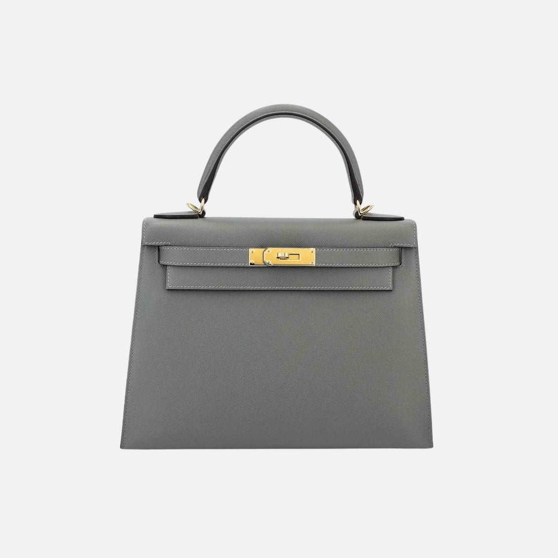 Hermes Kelly 28 Madame Gris Meye GHW, Front