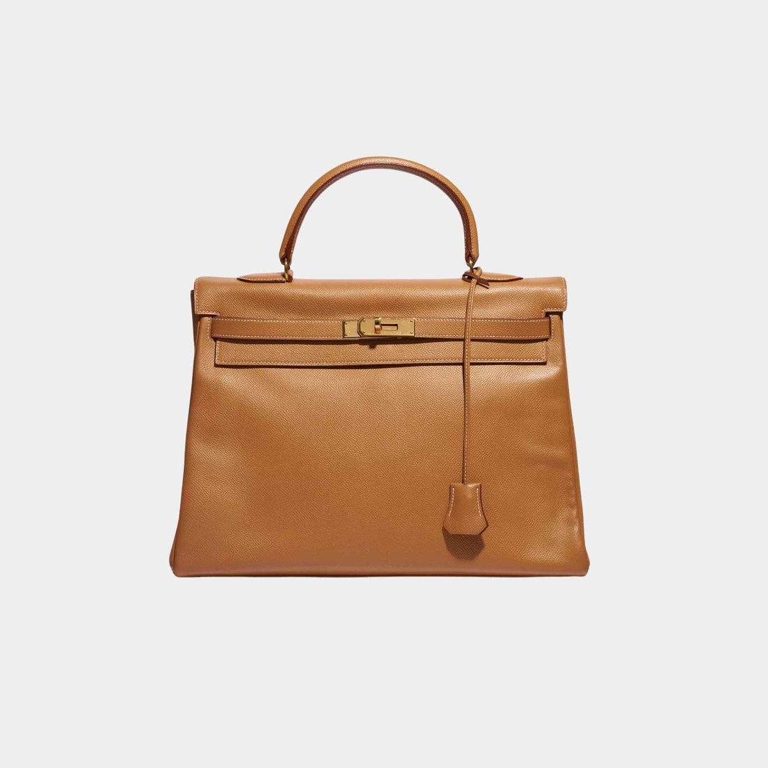 Hermes Kelly 35 Epsom Gold GHW, Front