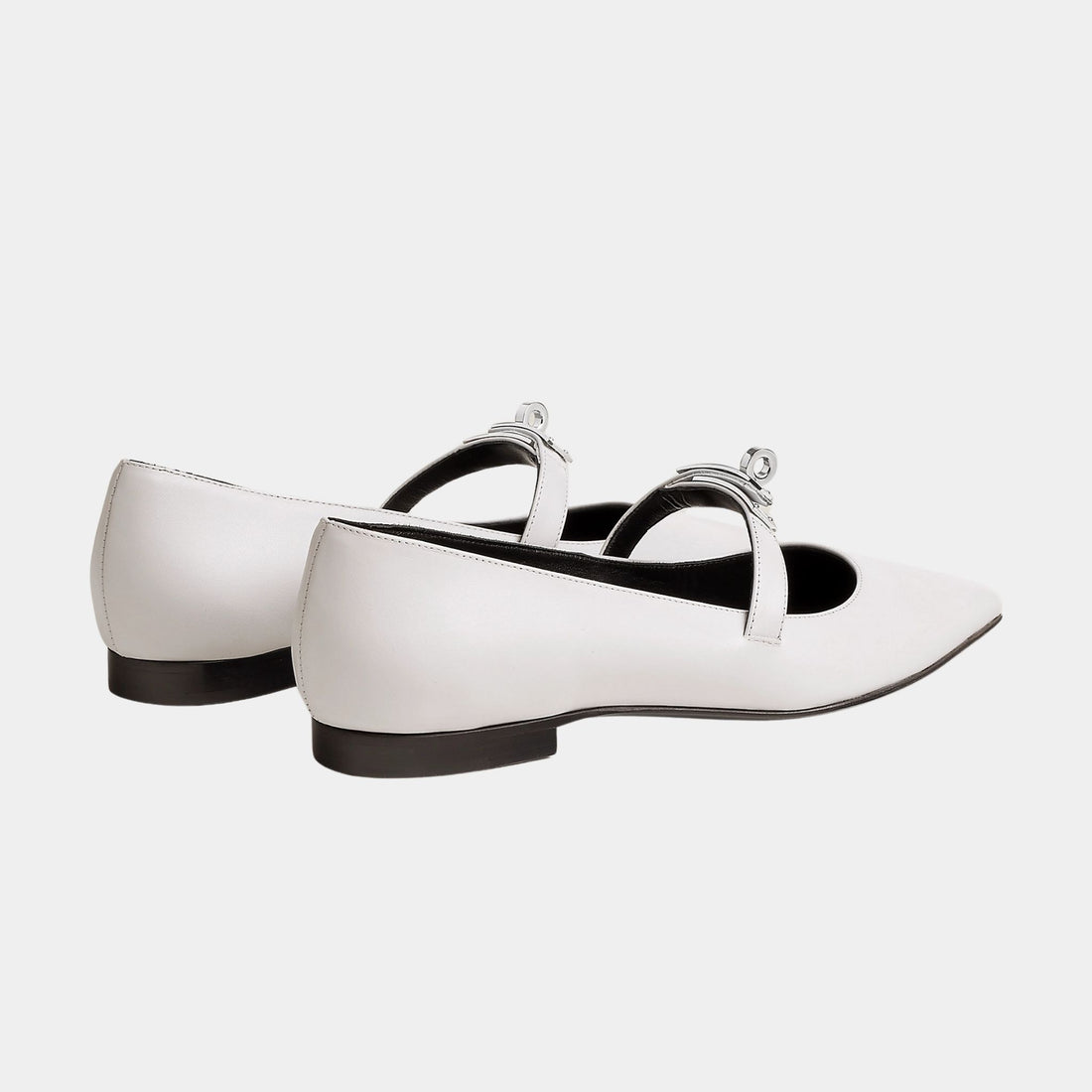 حذاء Kelly Ballerinas من جلد العجل
