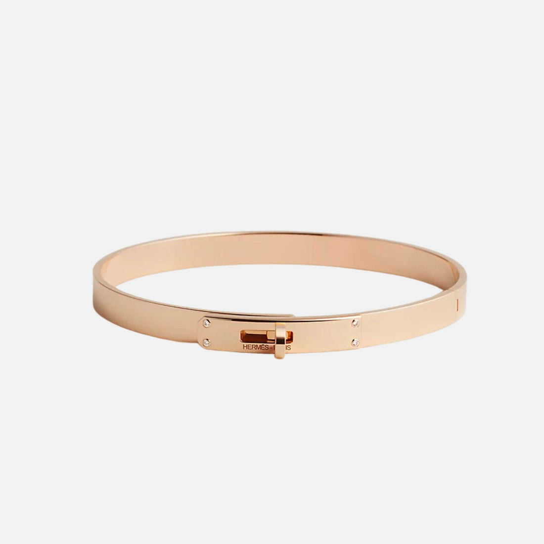 Hermes Kelly Bracelet Small Model Rose Gold, Front