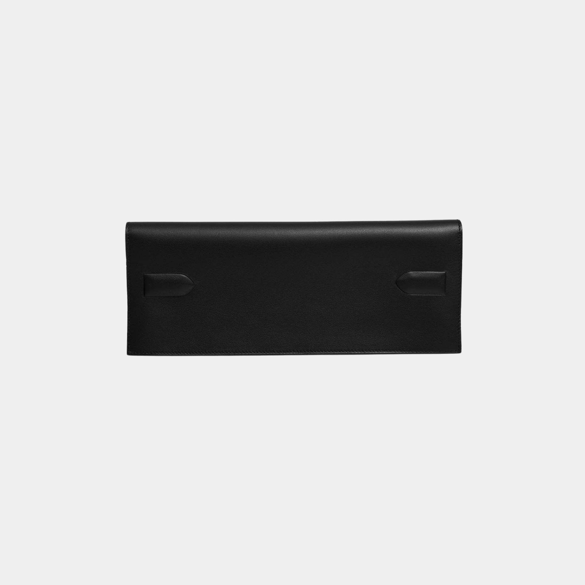 Hermes Kelly Cut Shadow Clutch Swift Black, Back