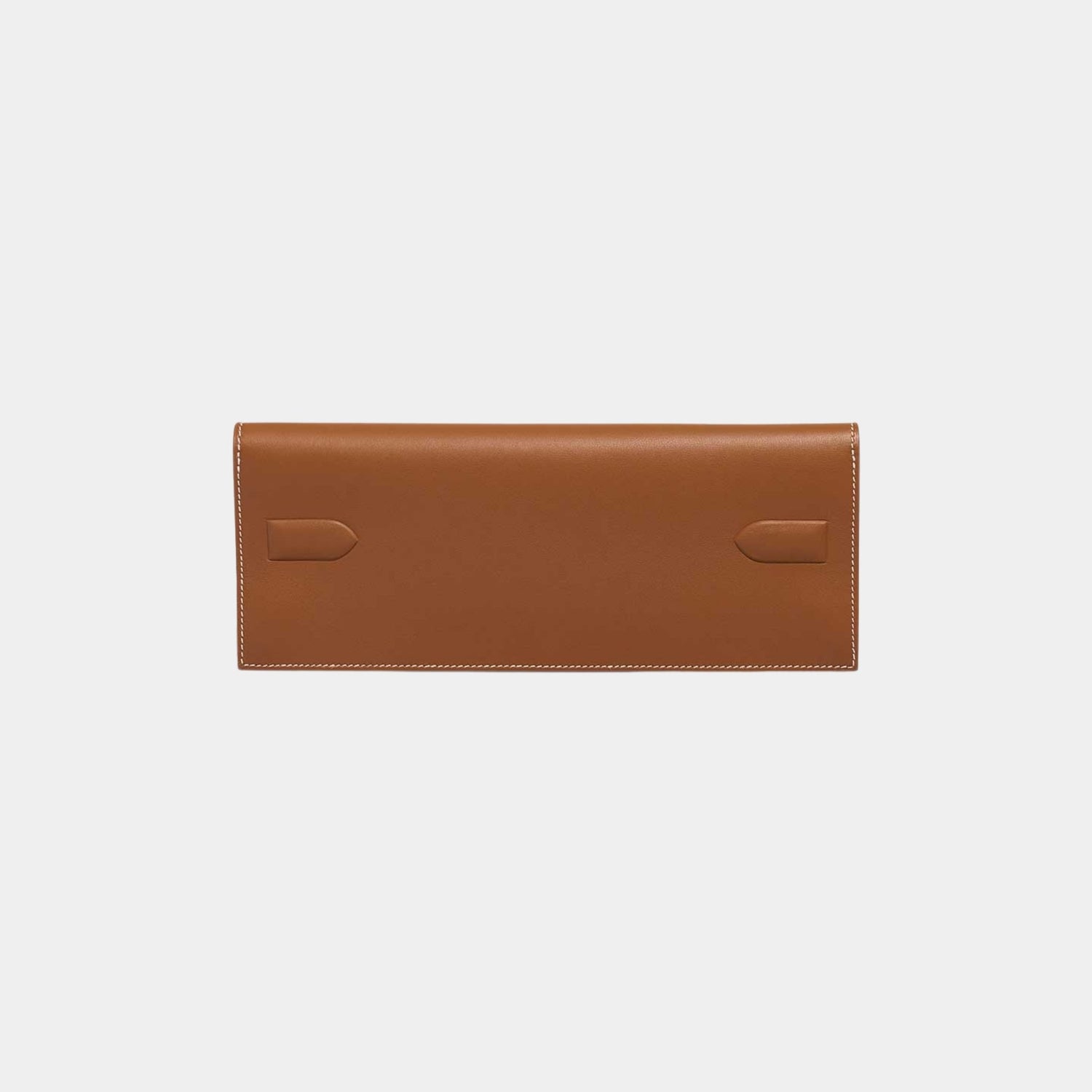 Hermes Kelly Cut Shadow Clutch Swift Gold, Back