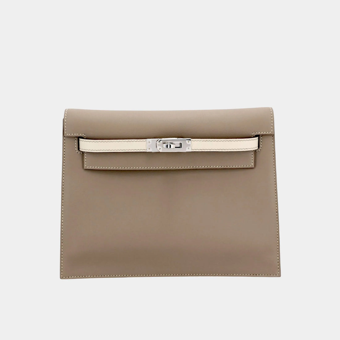 Hermes Kelly Danse Swift Gris Asphalte/Beton PHW, Fornt