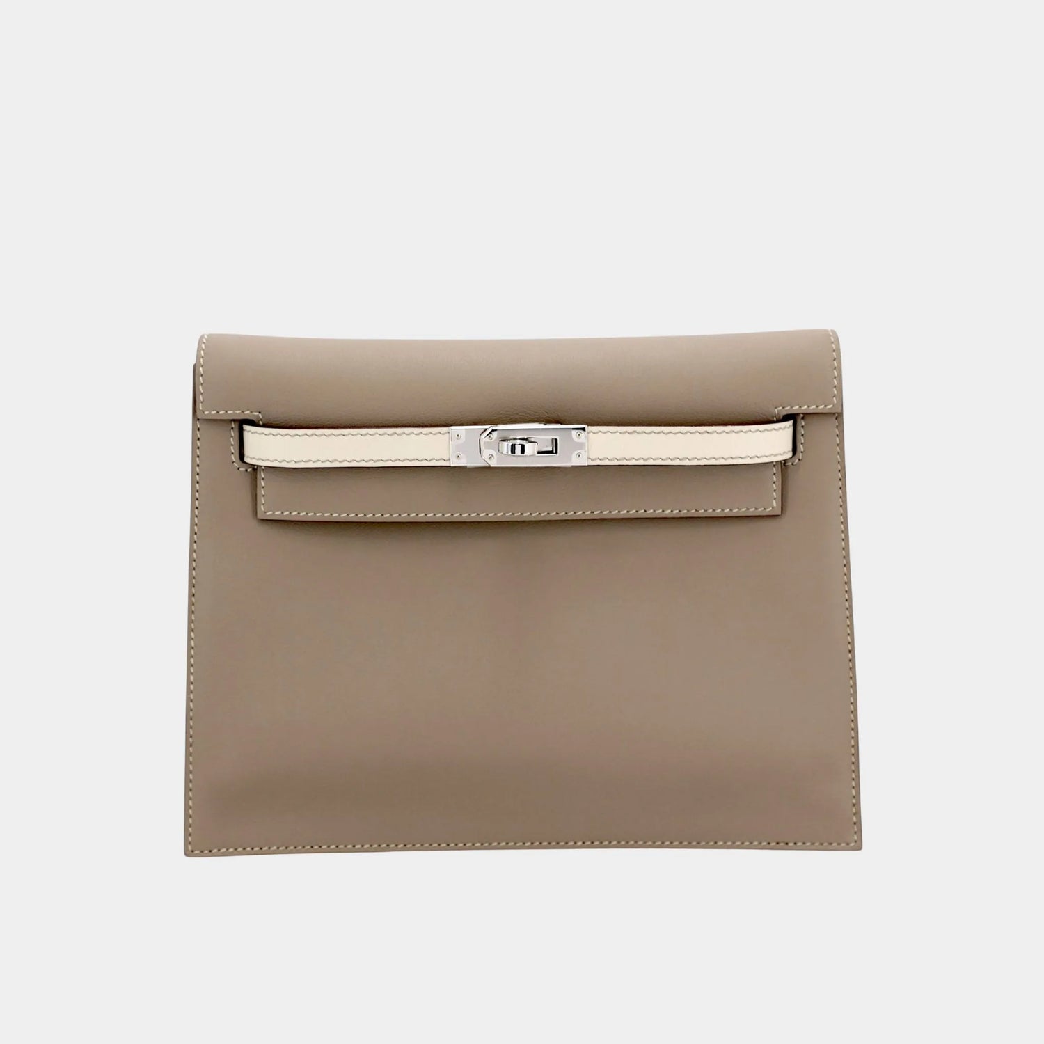 Hermes Kelly Danse Swift Gris Asphalte/Beton PHW, Fornt