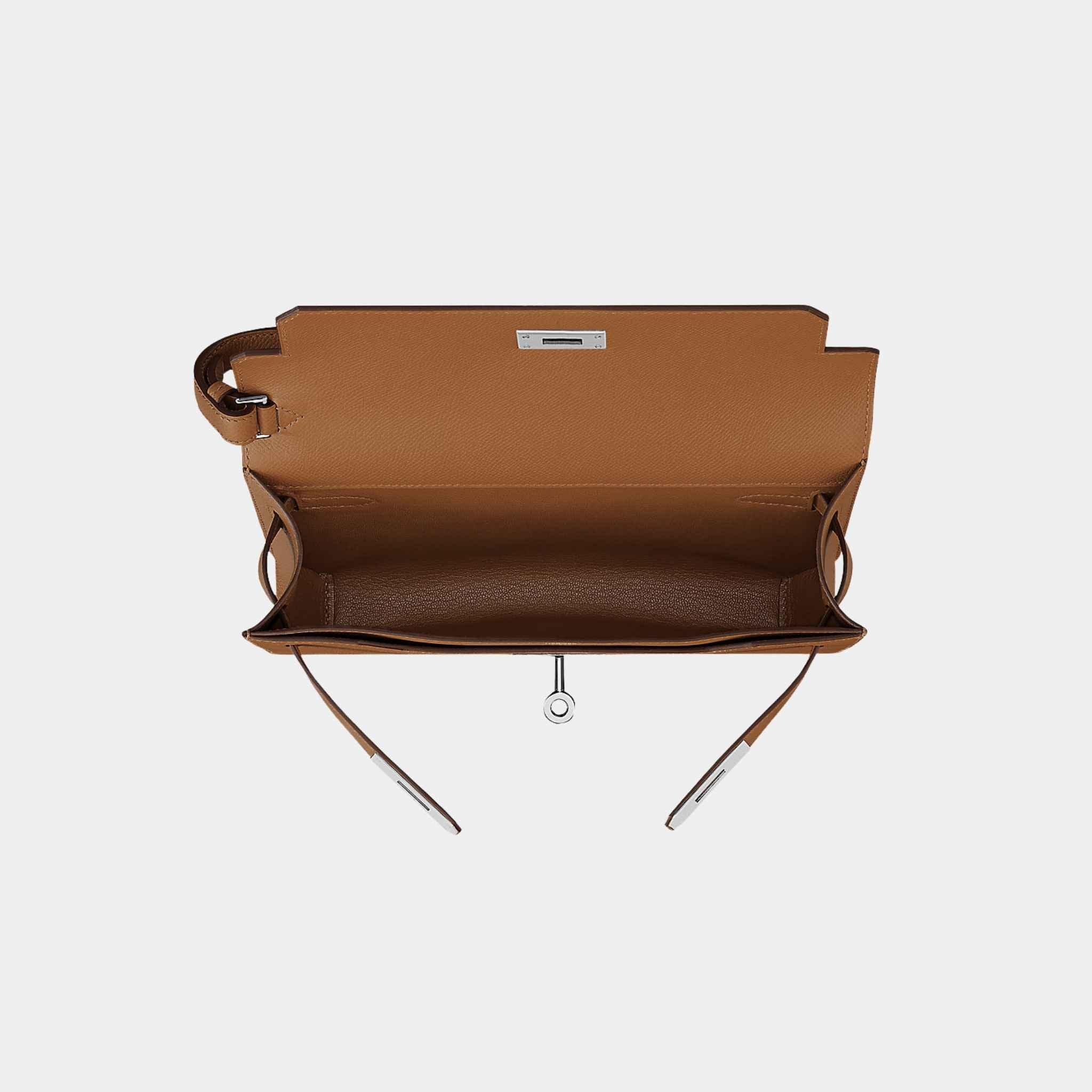 Hermes Kelly Depeches 25 Gold PHW, Top