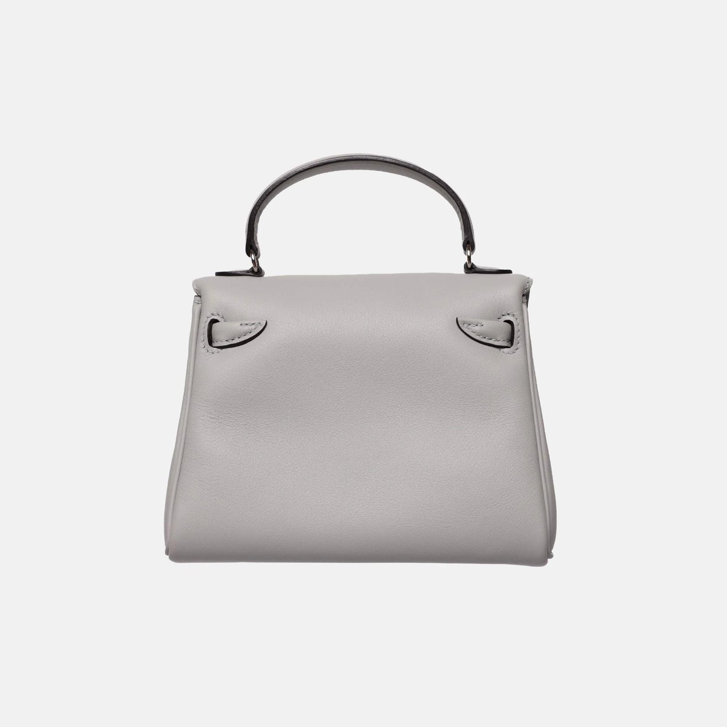 Hermes Kelly Doll Blue Glacier Blue Brume Swift PHW, Back