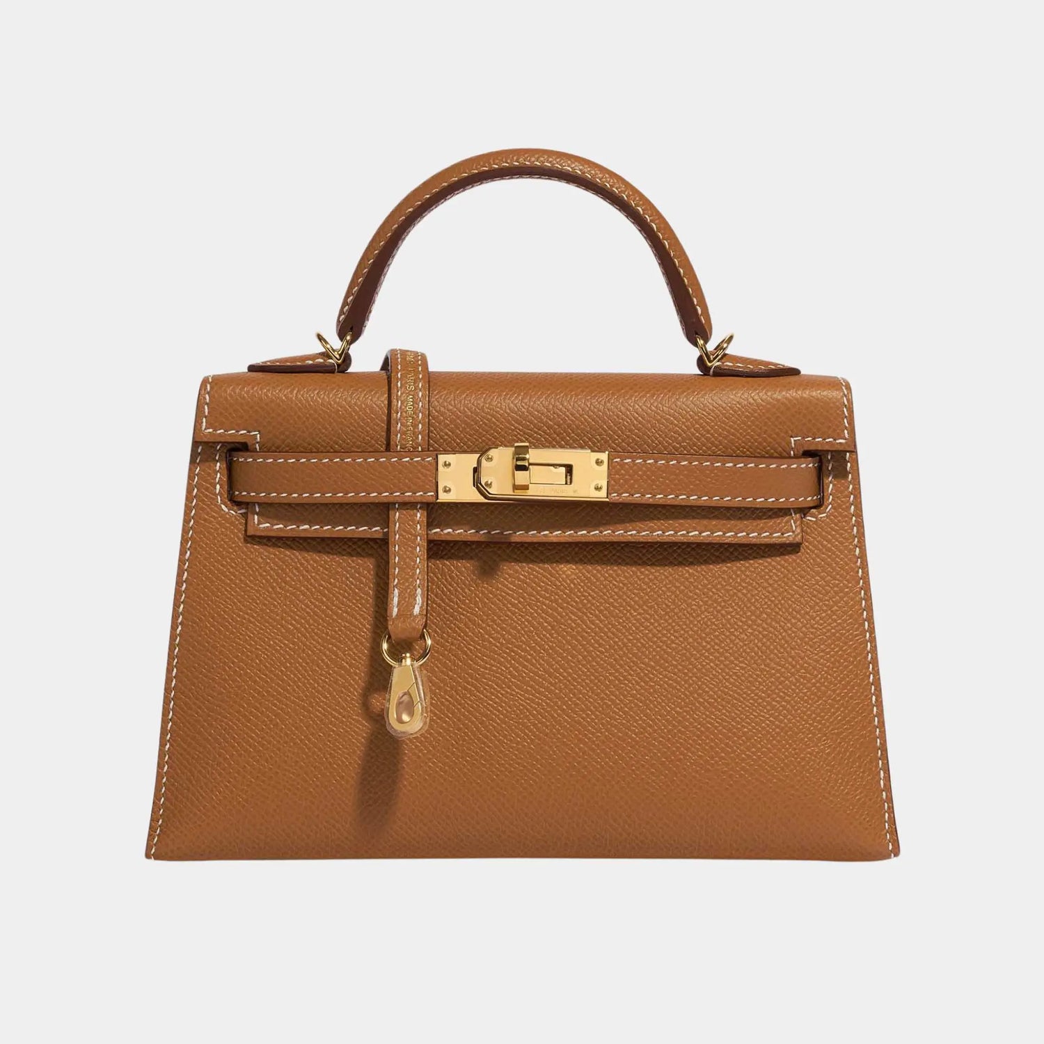 Hermes Hermes Kelly Mini Epsom Gold GHW, Front