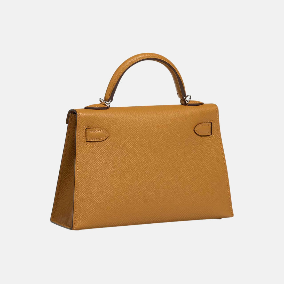 Hermes Kelly Mini Epsom Sesame PHW، من الخلف 